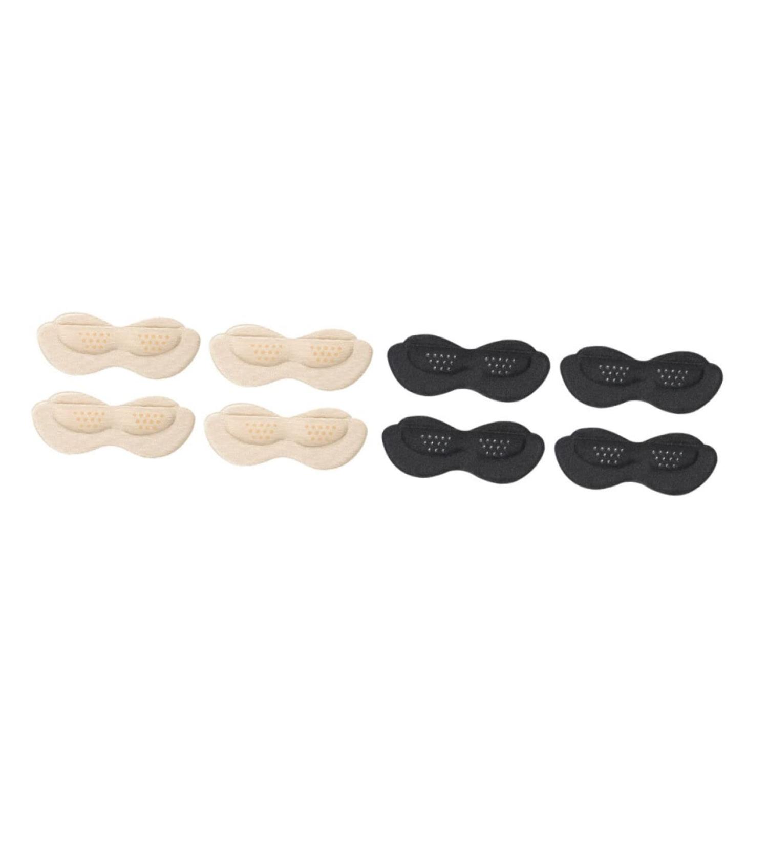 NOLITOY 4 Pairs Dispensing Stickers & Adhesive Shoe Pads - Arch Support Insoles Leather Anti-Wear Heel Pads Foam Inserts (Cuttable 9.5x3.5cm) for Comfort & Fit - Buy Online on GoSupps.com