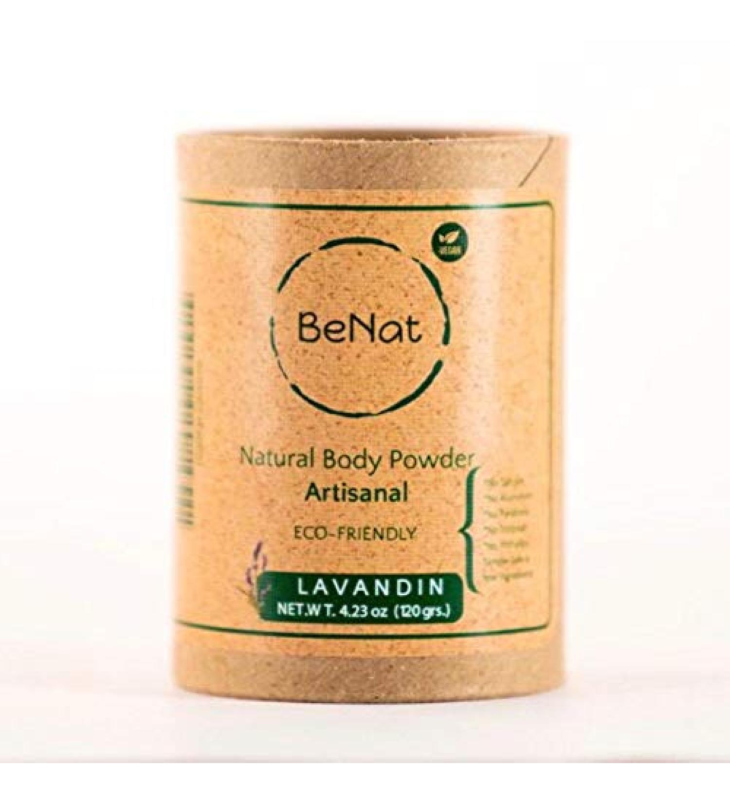 BeNat Talc-Free All-Natural Body Powder - For Men, Women, Kids, and Babies | Moisture Absorbing Deodorant with 24-Hour Odor Protection - Buy Online on GoSupps.com