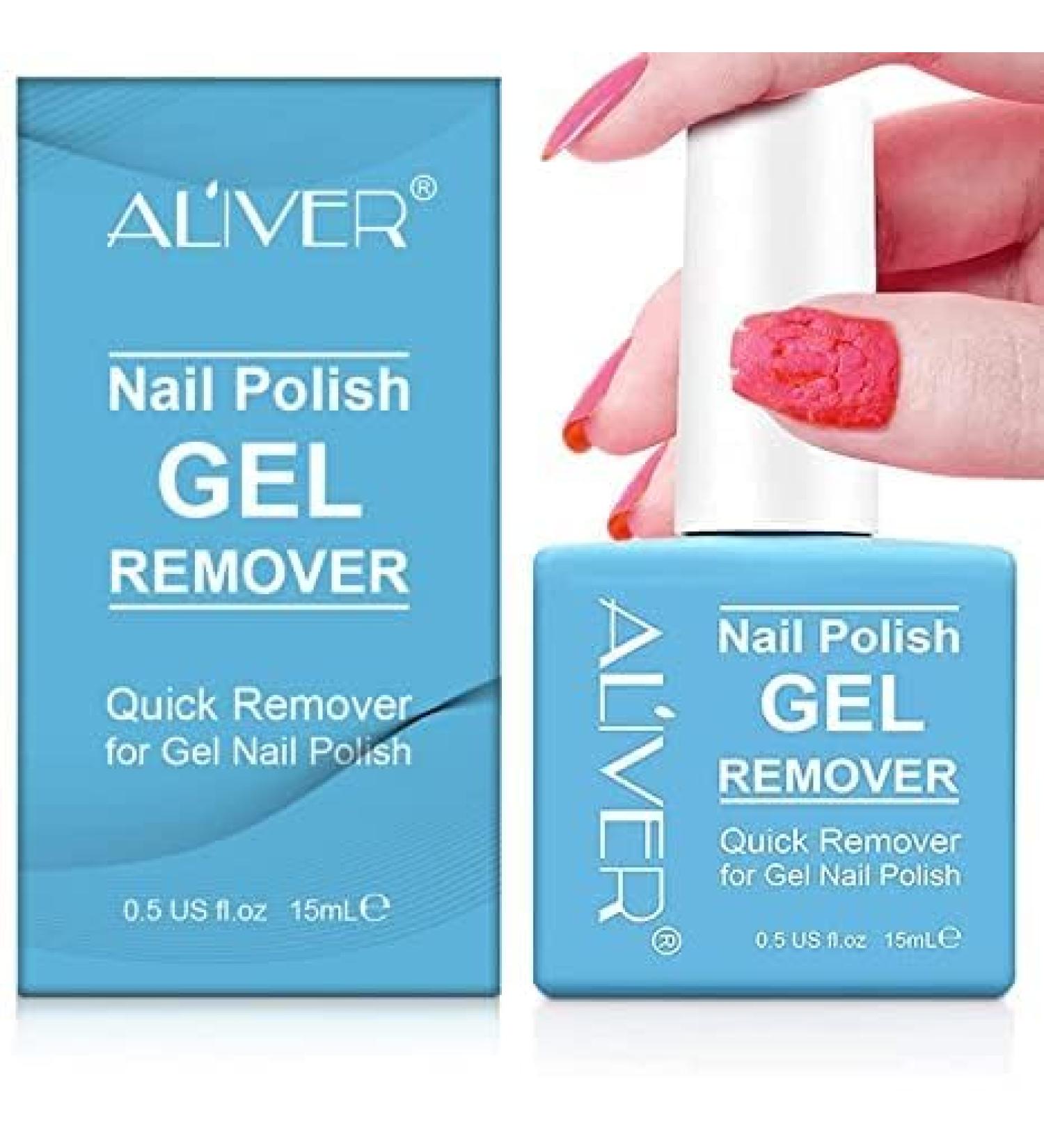 Gel Nail Polish Remover Remove Gel Nail Polish Within 2-3 Minutes Nail Varnish remover Quick & Easy Polish Remover No Need For Foil Soaking Or Wrapping15 ml - Buy Online on GoSupps.com