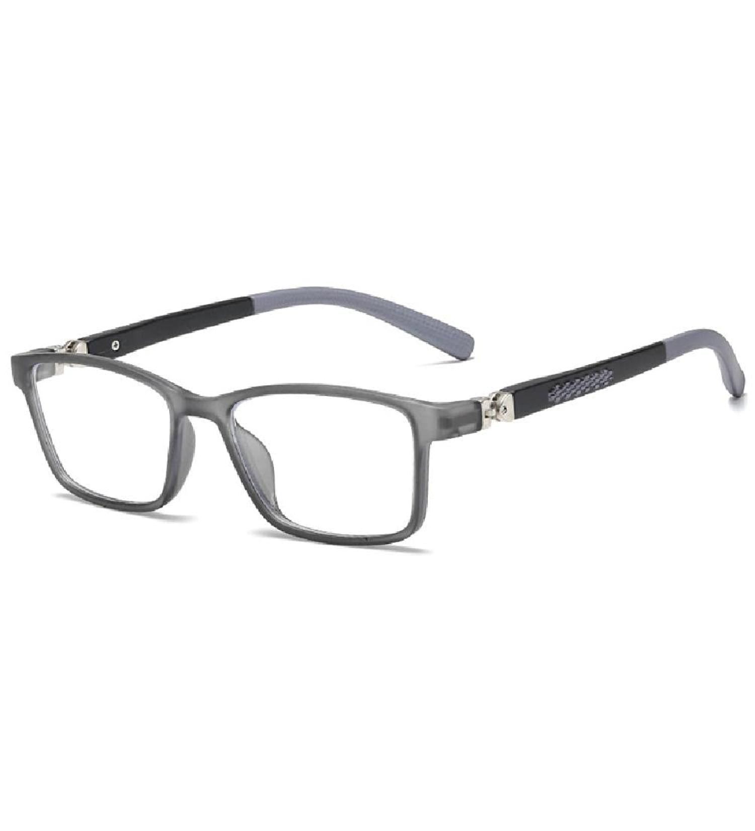 Yushu Anti-Blue Light Blocking Glasses for Children | Computer Glasses to Prevent Headaches & Protect Eyes from Harmful Rays - Gray - Buy Online on GoSupps.com