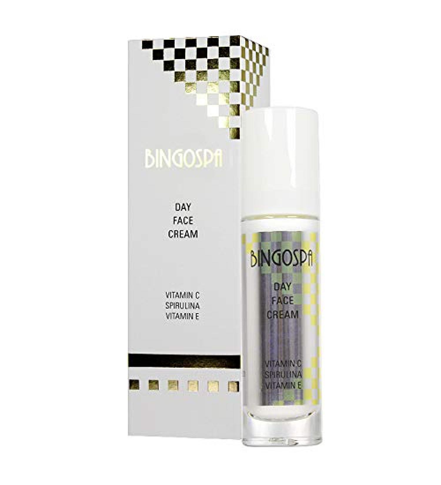 BingoSpa BINGOSPA Anti-aging anti-wrinkle day cream with vitamins C and E and spirulina for hydration - 50g