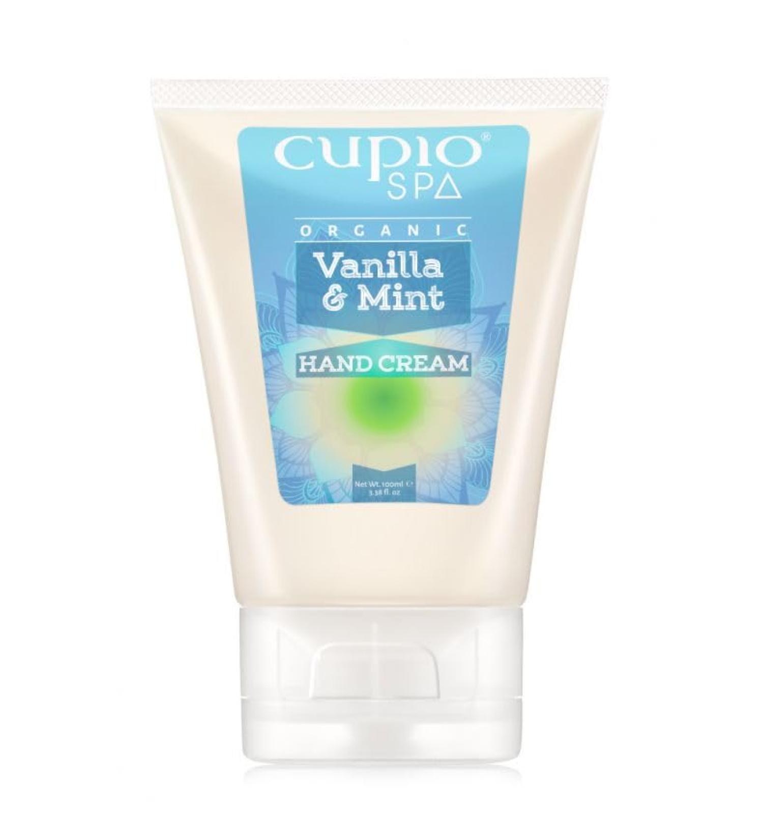 Cupio Organic hand cream with vanilla and mint 100 ml