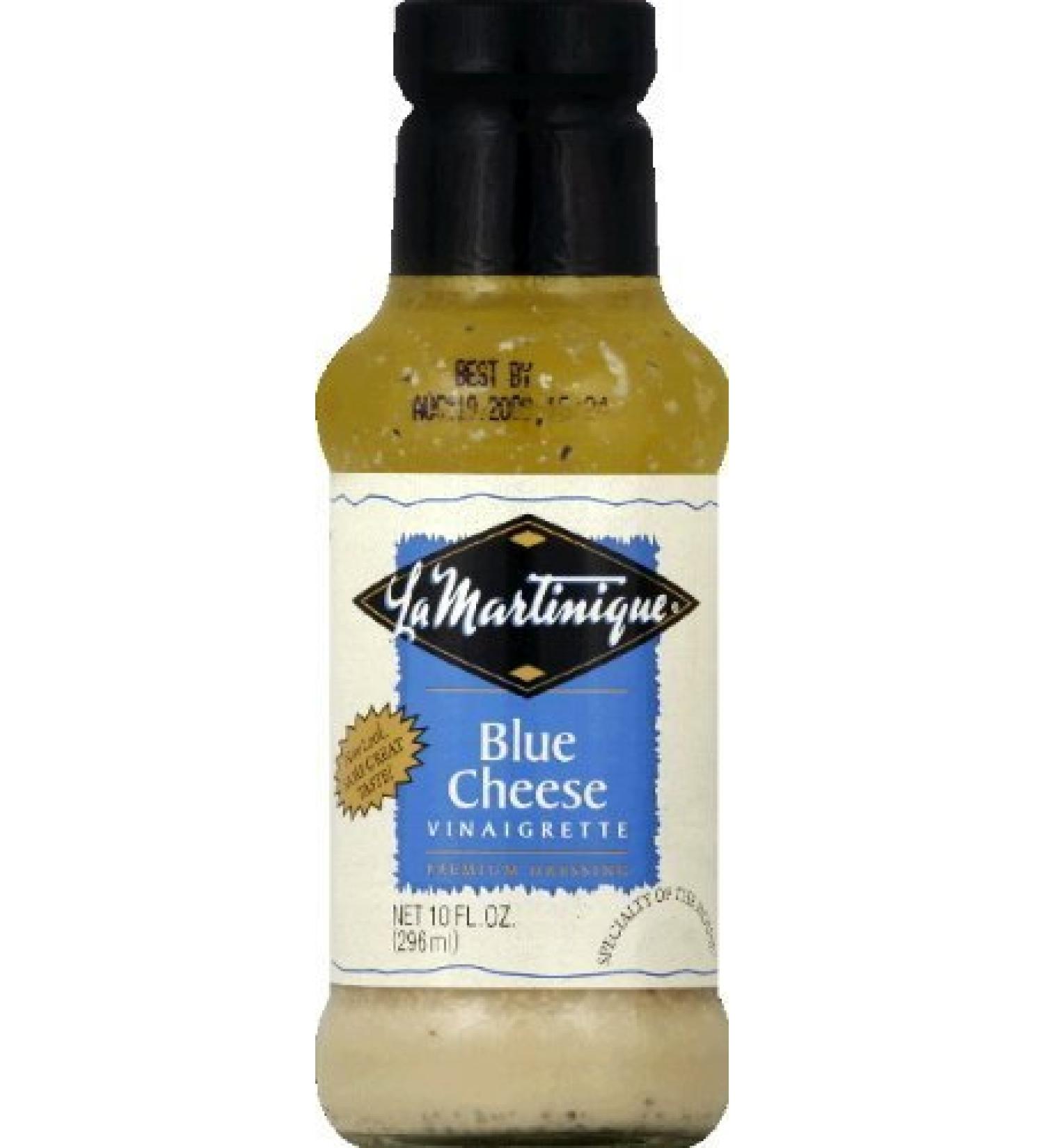 La Martinique Blue Cheese Vinaigrette Dressing 10 Oz (Pack of 3) by La Martinique