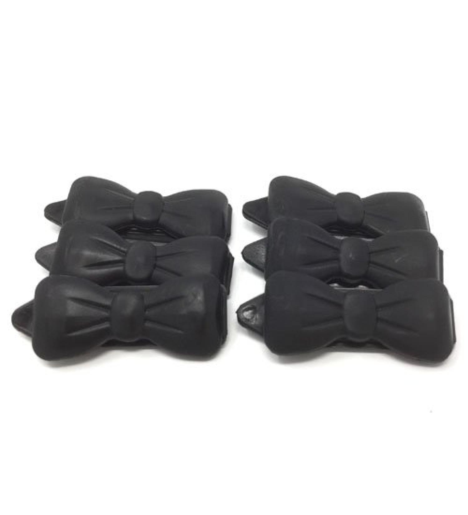Mini hair clip for pets hair accessories dog hair clip 6 pieces hair clips black 18
