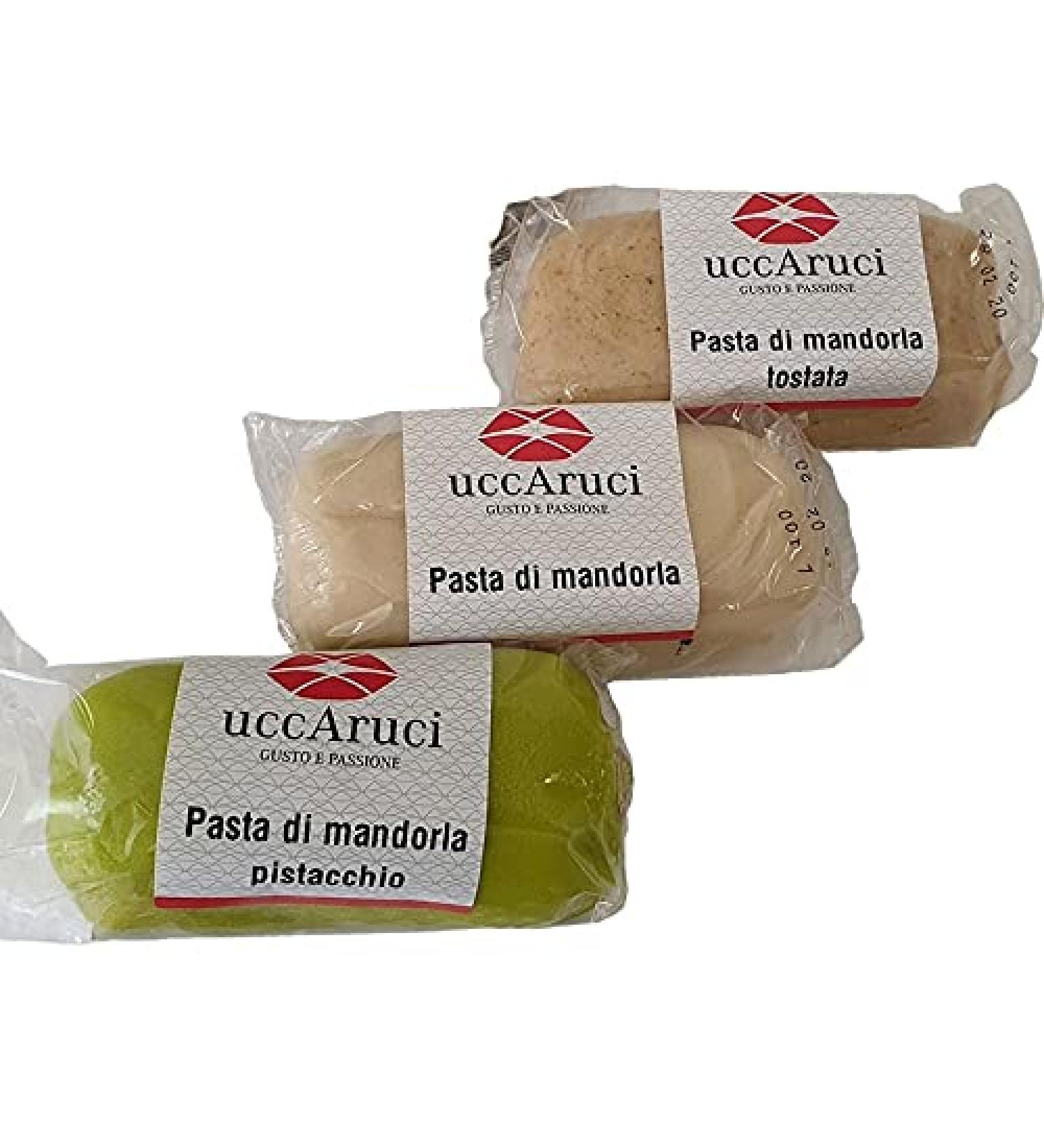 Pack with three almond paste - Uccaruci
