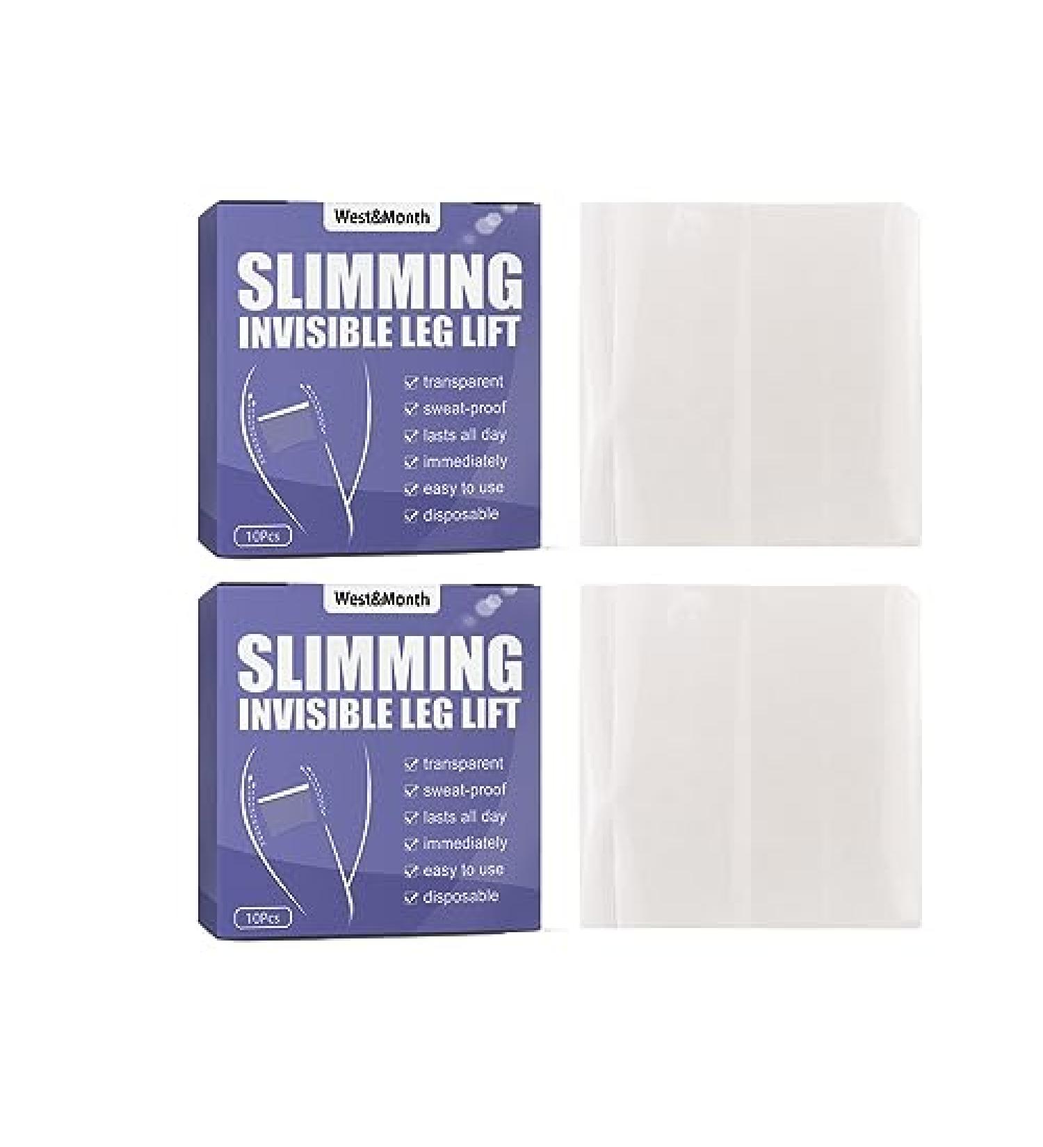 Thigh Lift Tape Transparent Lifting Adhesive Bandage for Sagging Skin | Waterproof & Ultra Thin | 20pcs Disposable Stickers - Buy Online on GoSupps.com