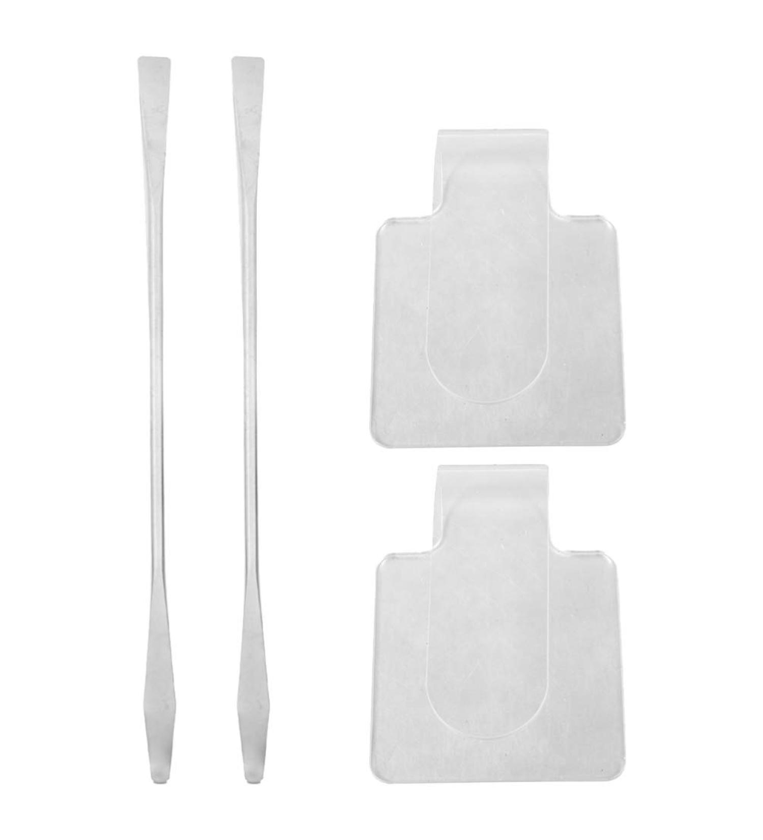 Uonlytech 2pc Nail Palette Pins - Clear Manicure Pocket Makeup Gadgets for Nail Art & Primer Scraping - Buy Online on GoSupps.com