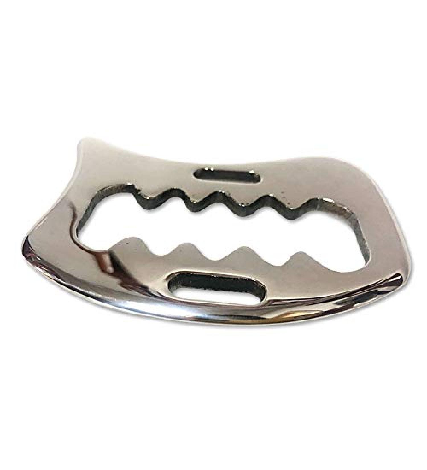 Stainless Steel Gua Sha Scraping Massage Tool - Effective Soft Tissue Mobilization for Body Pain Relief | Shop Internationally - Buy Online on GoSupps.com