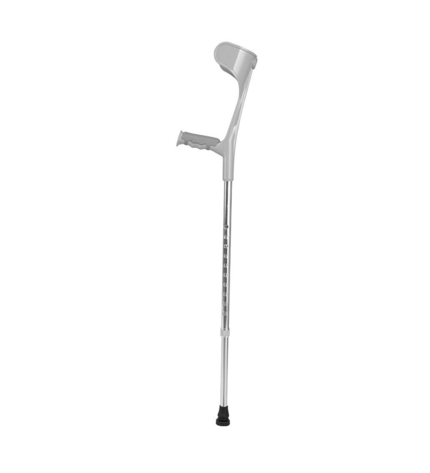 Crutch Retractable Anti-Skid Walking Stick Aluminum Lightweight Medical Auxiliary Cane with Ergonomic Grip Comfortable on Elbow Silver Crutches Hello Independence - Buy Online on GoSupps.com