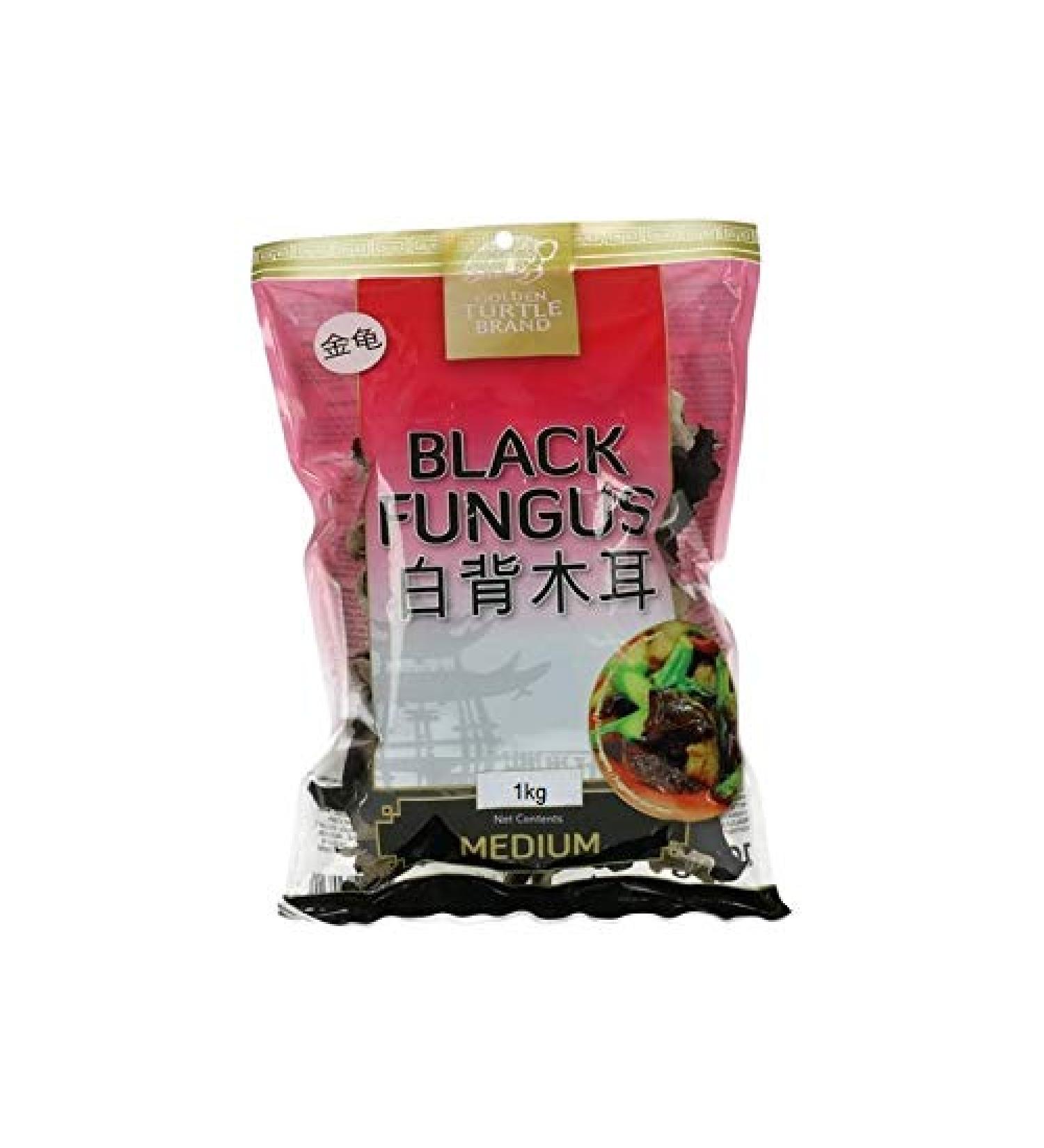 Golden Turtle 1000g Mu Err Dried Mushroom Morcheln White Black Fungus Zwammen Asia