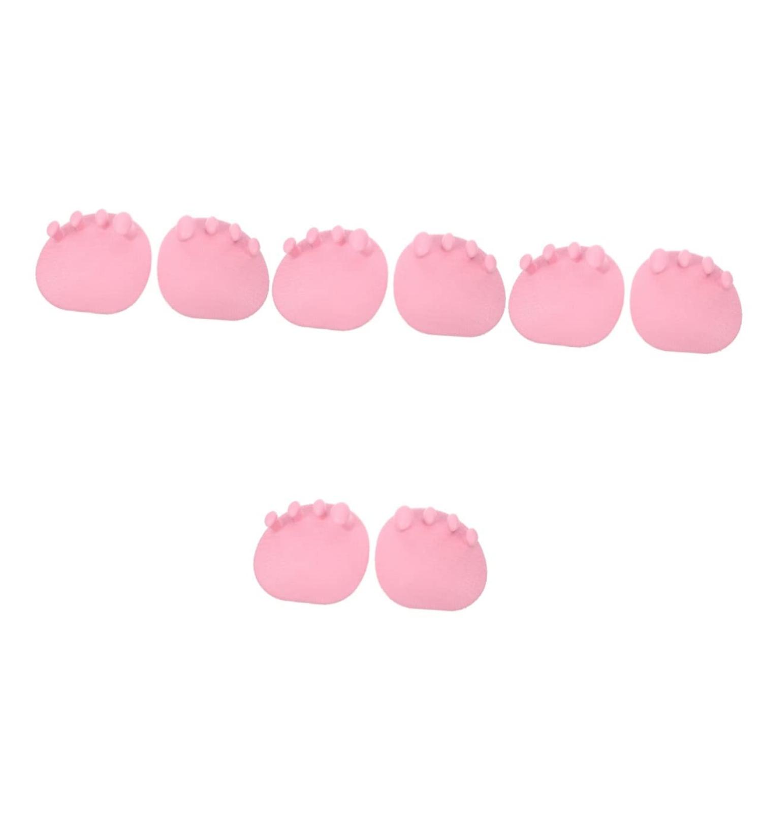 4 Pairs Healeved Toe Separators & Gel Protectors for Women - Toe Splints, Thumb Splint, Nail Polish Gel, Hip Pads - Foot Correctors & Stretcher with Arch Support - Pink (11X10X6CMx4pcs) - Buy Online on GoSupps.com