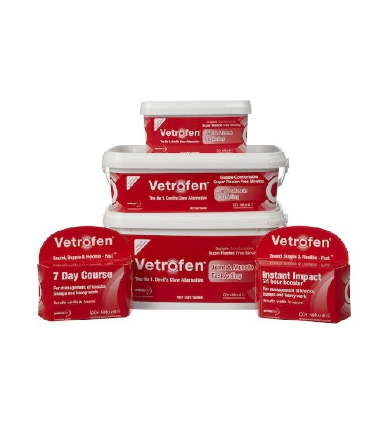 Vetrofen 100% Natural - For Mobility In Joints, Muscles, Ligaments & Tendons - Helps Horses Of All Ages Stay Healthy (Packs: 24hr, 7day, 21, 90 or 180 Sachets)