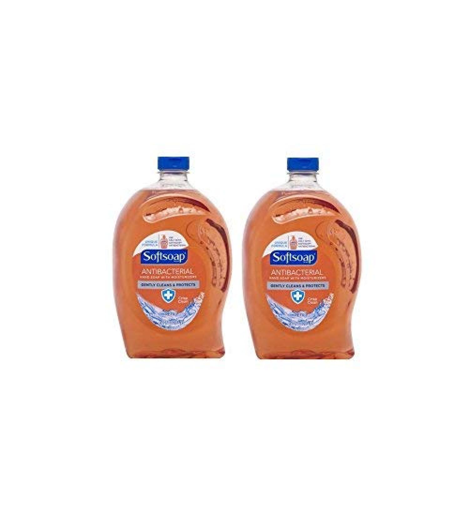 Softsoap Antibacterial Hand Soap with Moisturizers Refill, Crisp Clean 56 fl oz (2 PACK) Crisp Clean Refill, 56 oz 56 Fl Oz (Pack of 2)