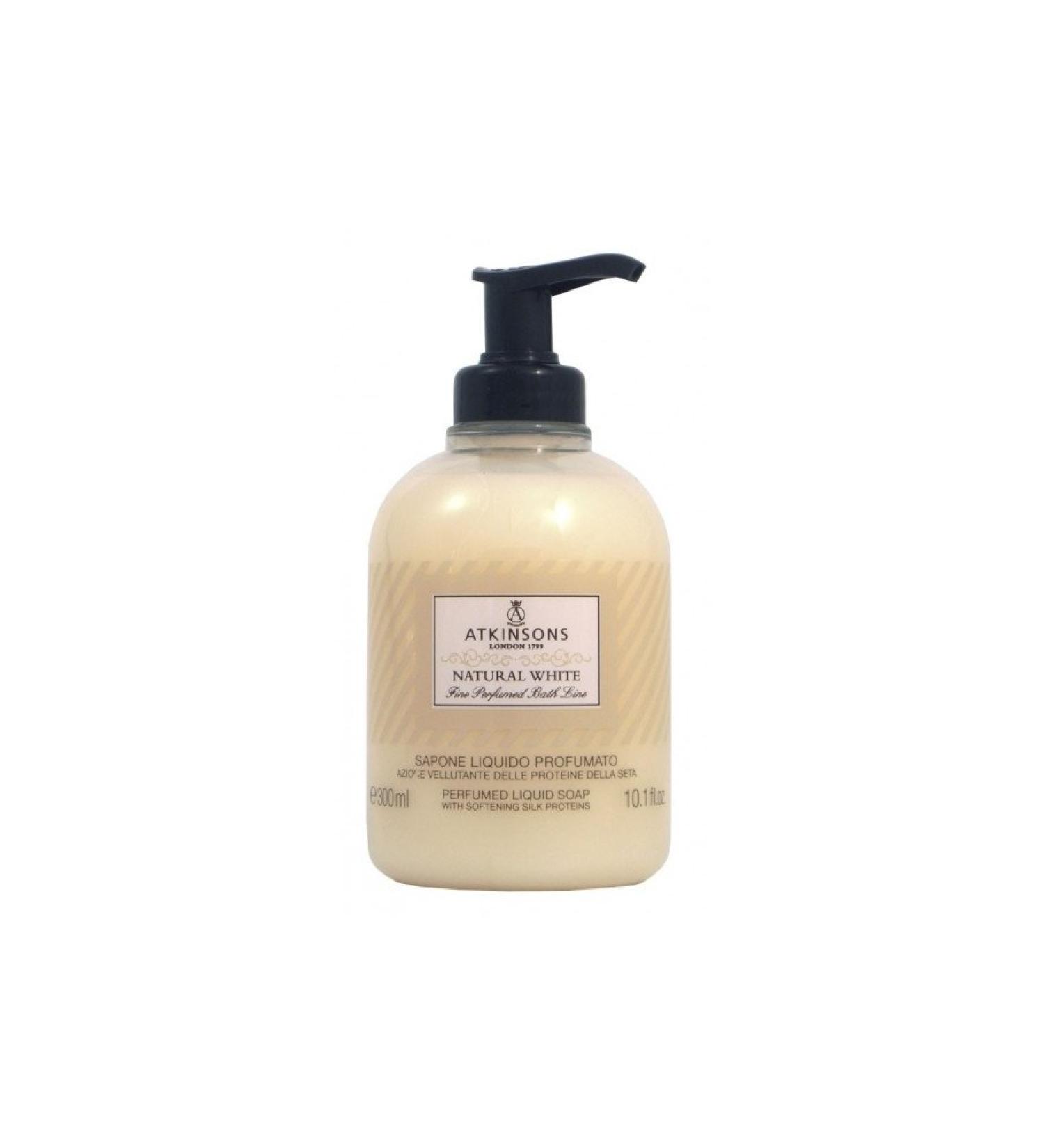 1 Atkinsons Perfumed Liquid Soap Natural White 300 ml