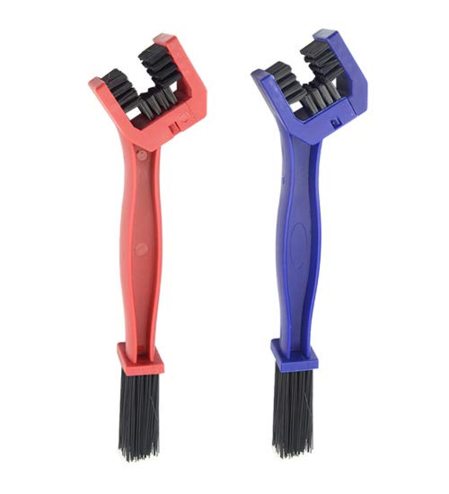 WMYCONGCONG 2 PCS Motorcycle Bicycle Chain Cleaning Tool - Blue and Red | Crankset Brush & Washer Cleaner for Mountain Bike Maintenance - Buy Online on GoSupps.com