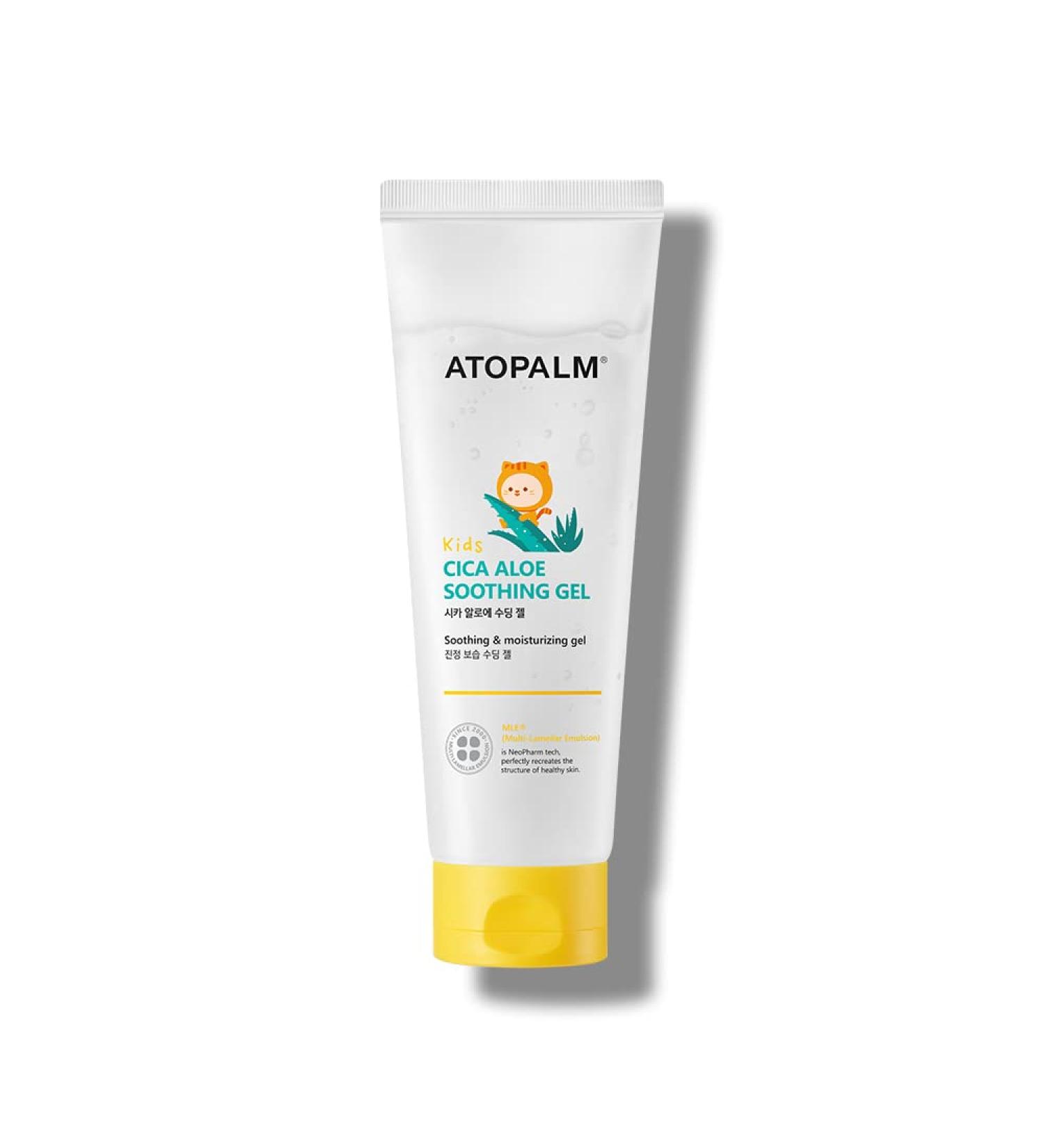 ATOPALM Kids Cica Aloe Soothing Gel - 8.5 fl. oz. | Instant Skin Relief for Kids | After Sun Care Gel | Dry & Sensitive Skin | Cica & Aloe Vera Leaf - Buy Online on GoSupps.com