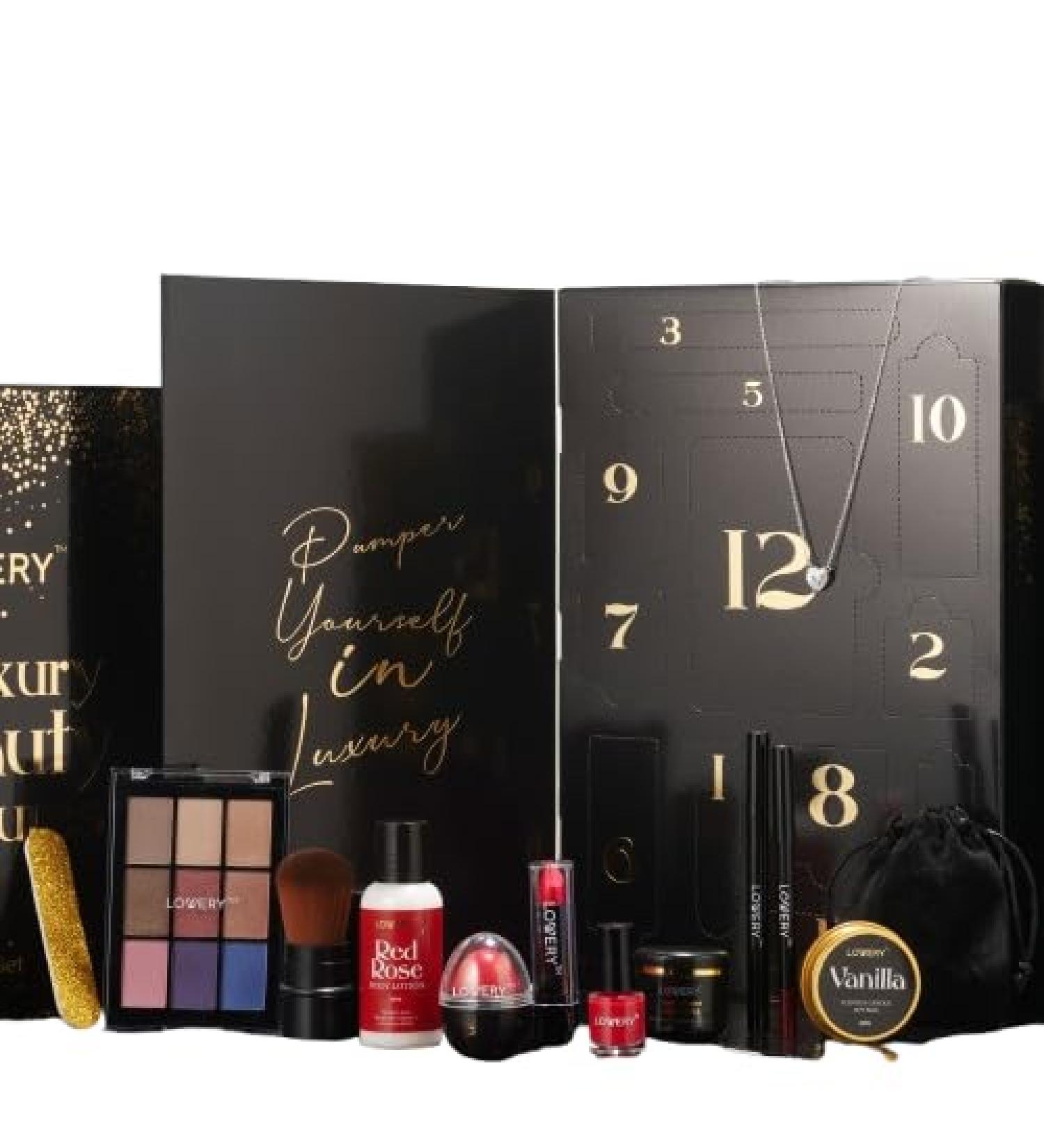 Makeup Advent Calendar 2024 | 12 Day Beauty Treasures Gift Set for Women | Unique Skincare & Makeup Surprises - Perfect Birthday Gift - Buy Online on GoSupps.com