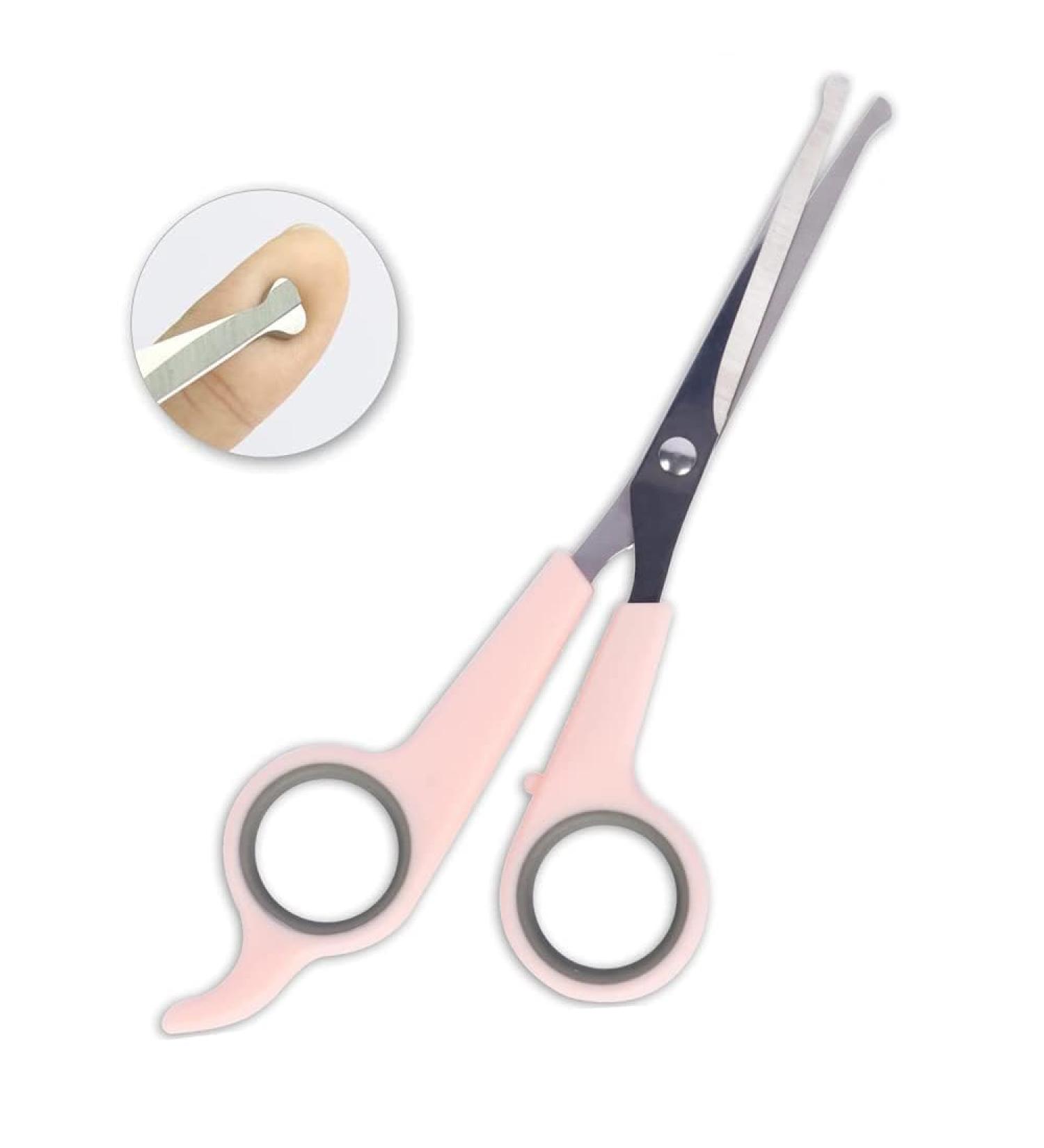 Pet Grooming Scissors Stainless Dog Grooming Scissors Sharp Cat Grooming Scissors with Safe Round Tips Professional Grooming Tool for Your Pet (Pink) Pink Scissors - Buy Online on GoSupps.com