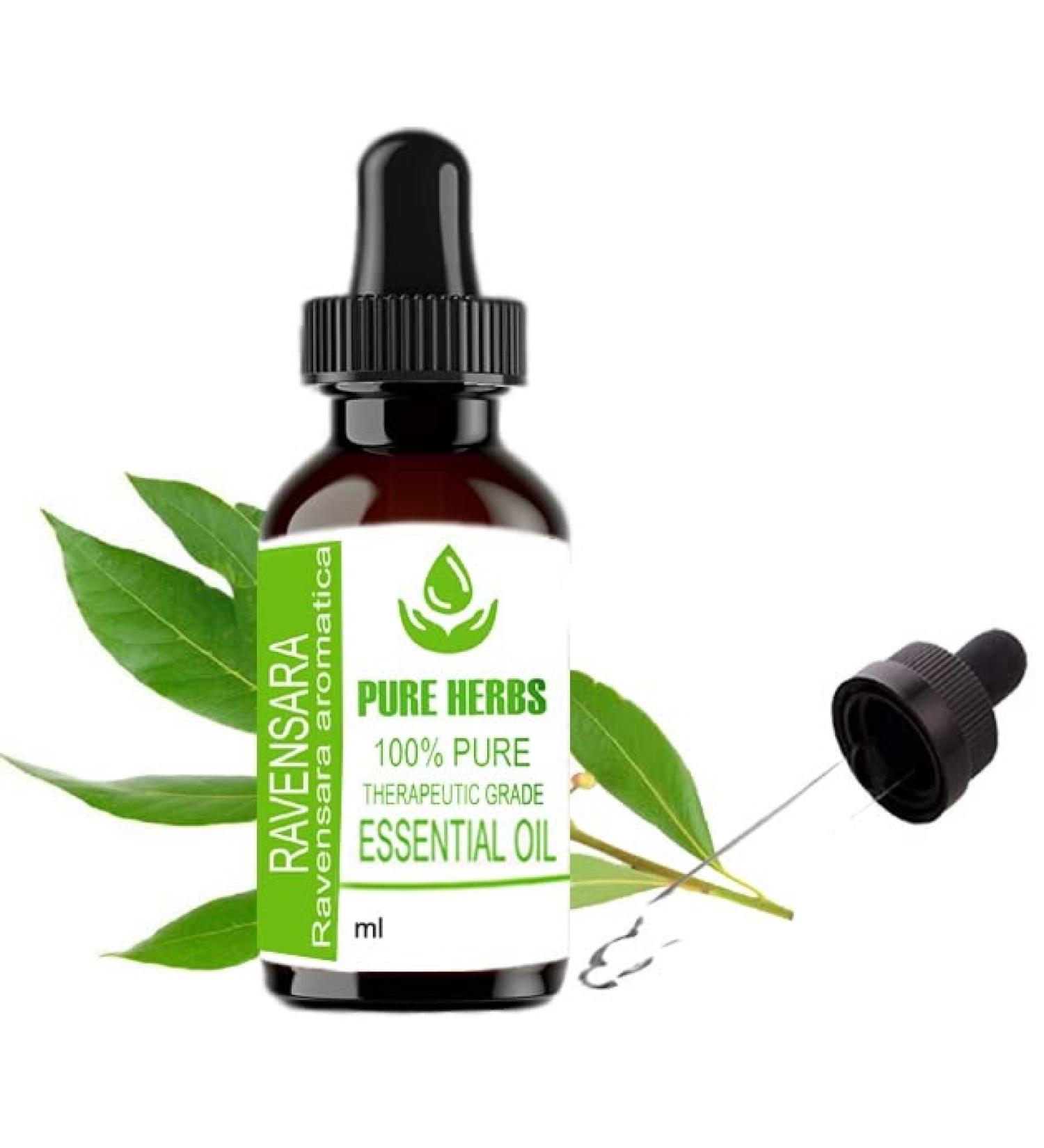 Buy Pure Herbs Ravensara Essential Oil (Psoralea Corylifolia) 30ml - Top Quality International Shipping - Buy Online on GoSupps.com