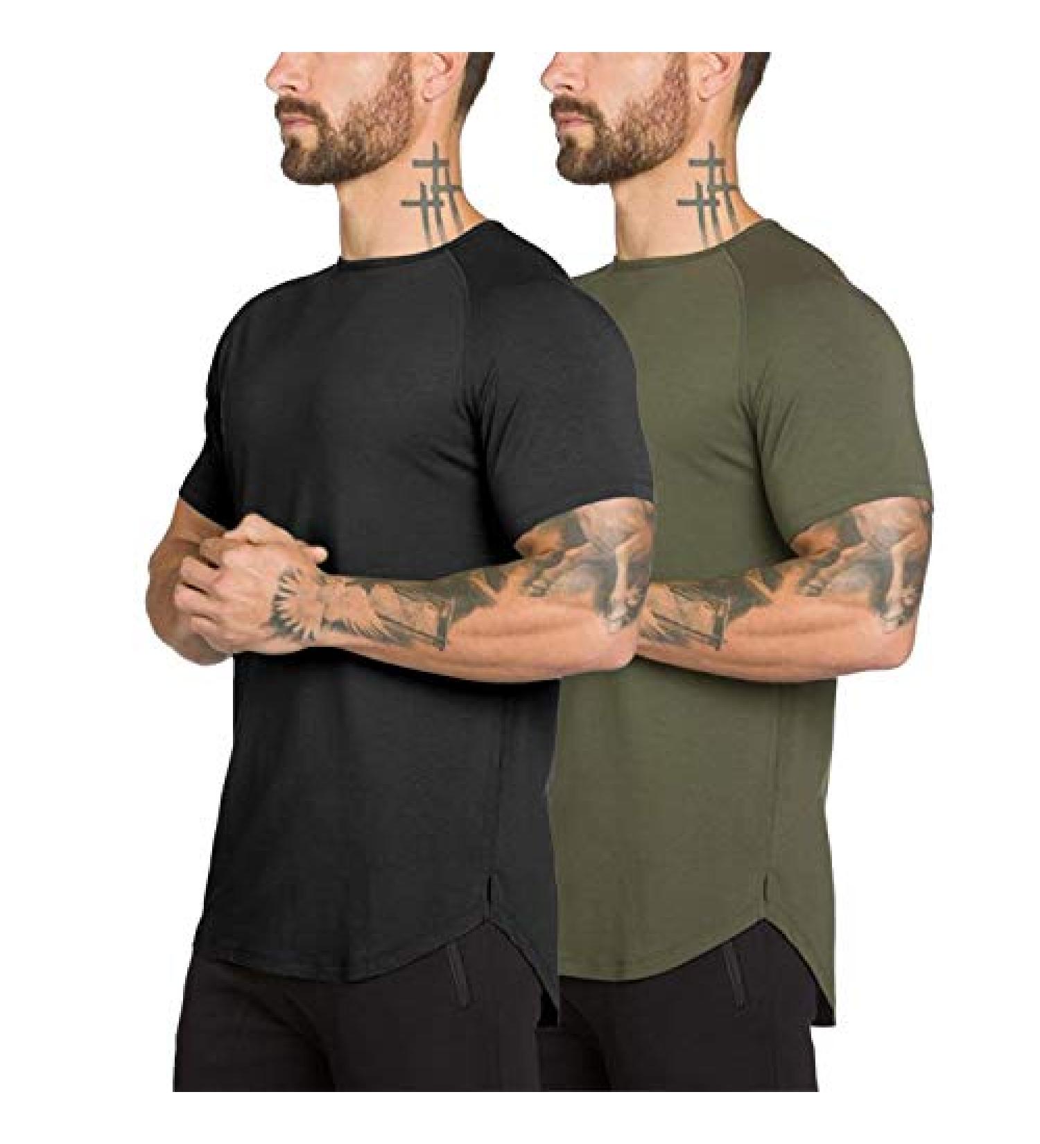 Slim fit workout shirts on sale