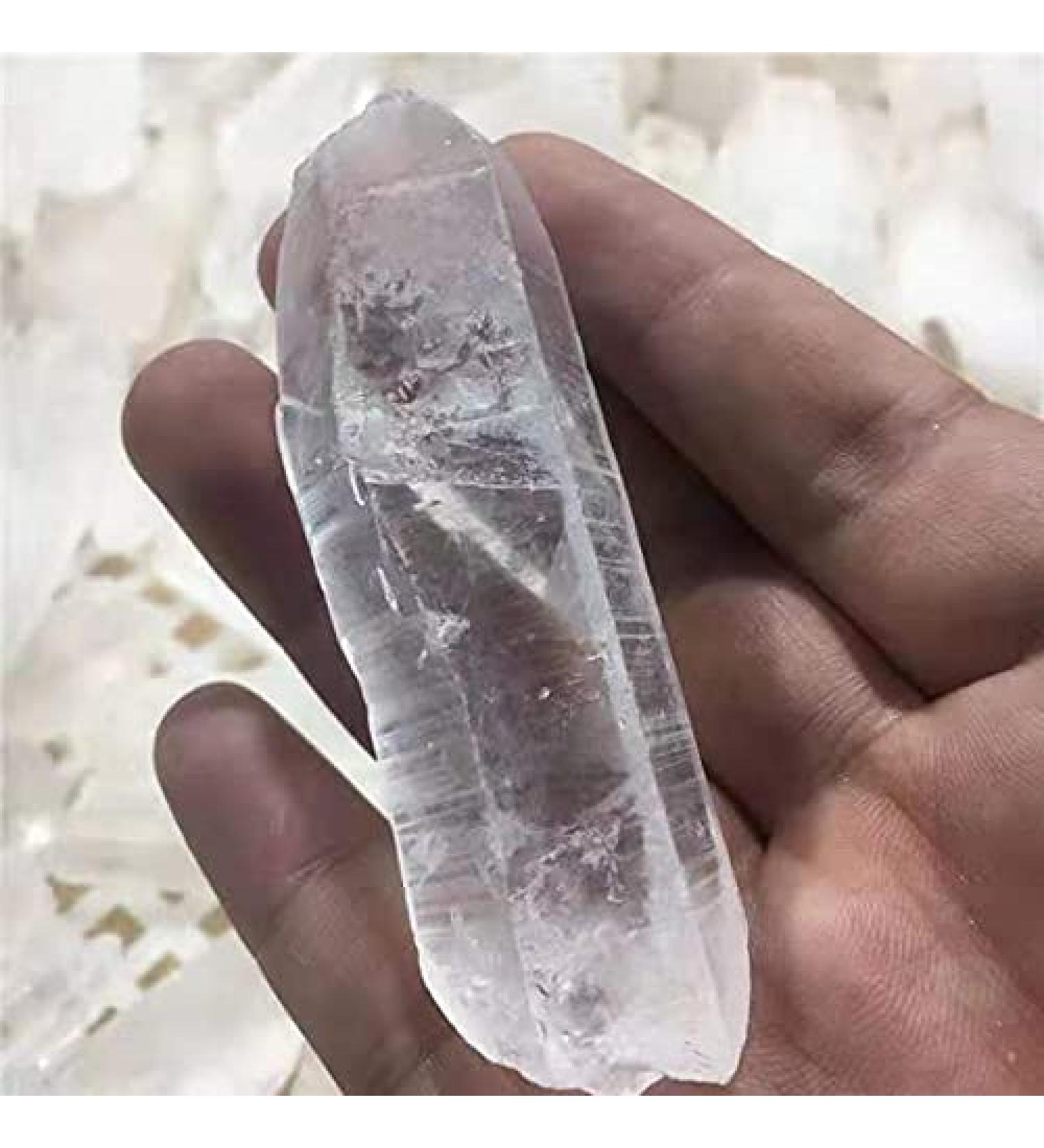 Natural Bulk Gemstone raw Crystal Points White Clear Quartz Specimen 3pcs - Buy Online on GoSupps.com