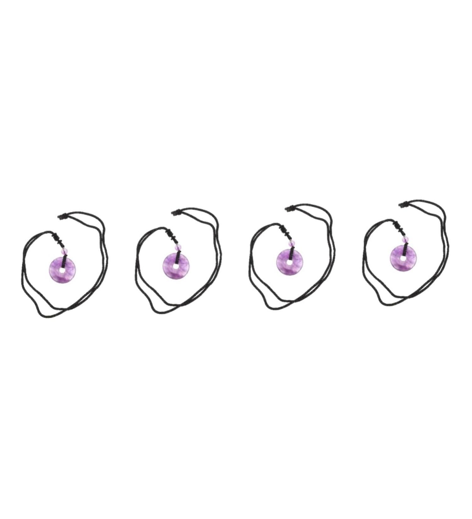 Buy Healvian 4-Piece Crystal Healing Necklace Set - Delicate Stone Chain & Safety Buckle - Elegant Jewelry for All Occasions | International Shipping Available - Buy Online on GoSupps.com