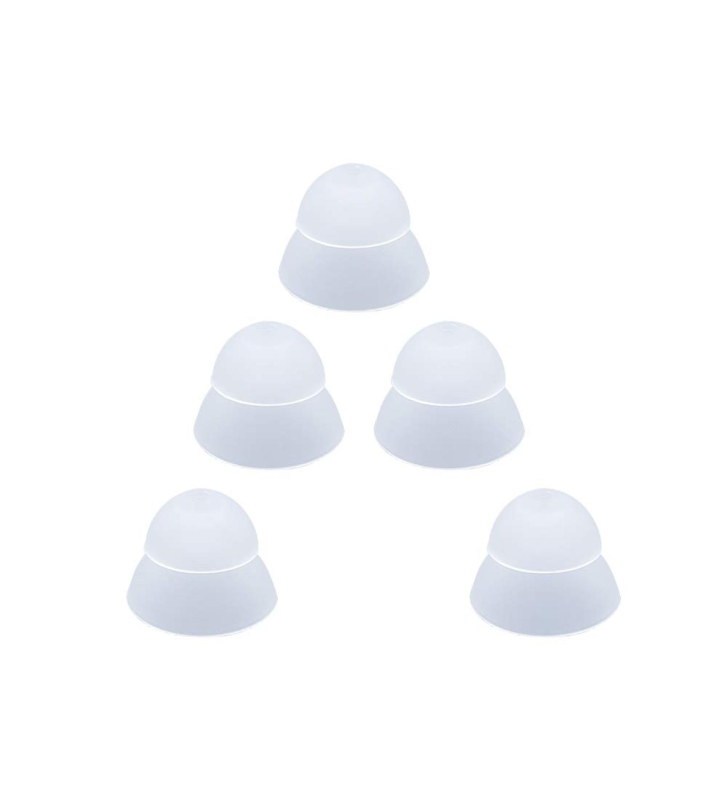 Hearing Aid Power Domes Double Layer Tips Suitable for GN Resound Sure Fit Models 12mm (Lx5)