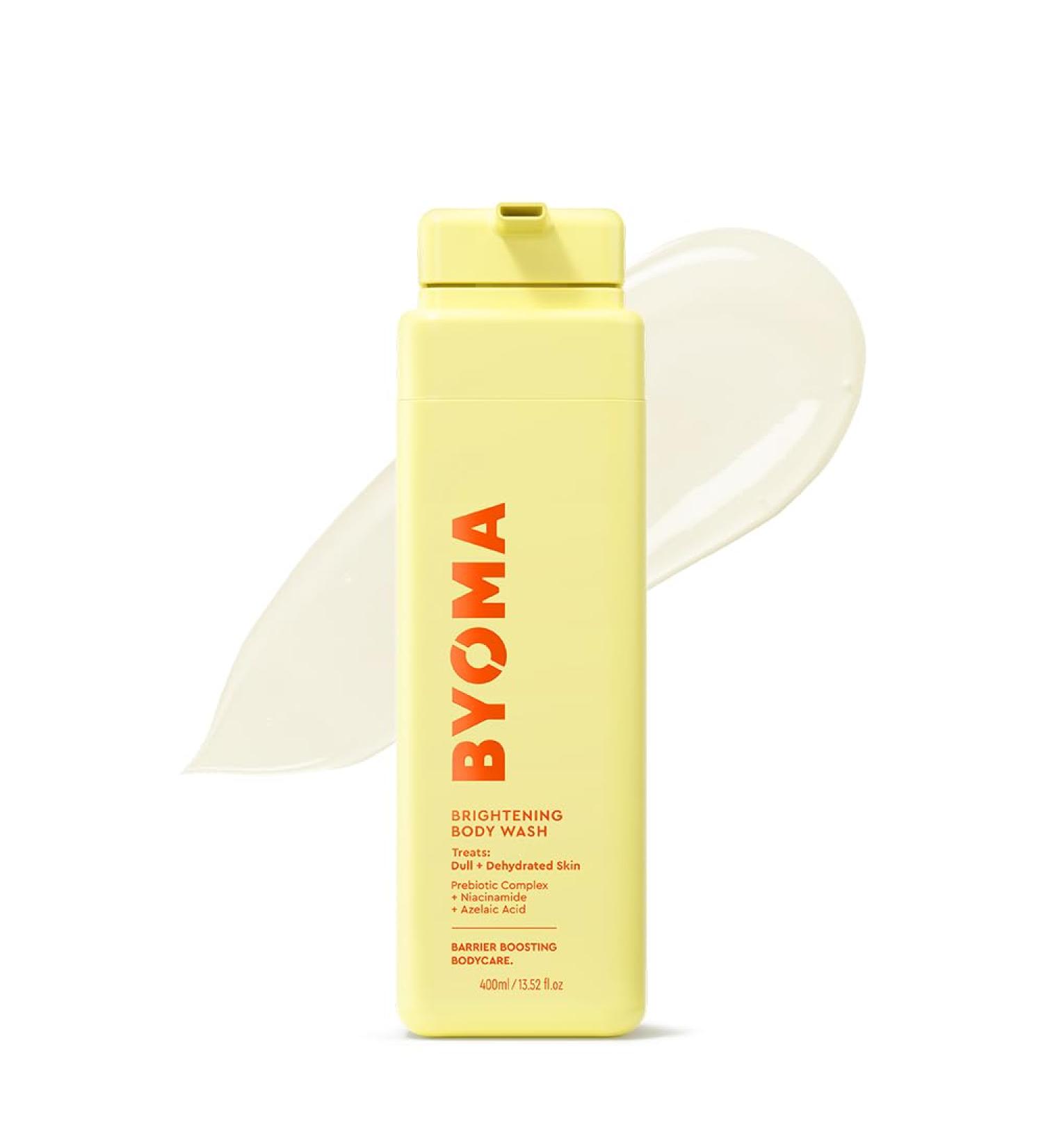 BYOMA Brightening Body Wash - Creamy Formula with Niacinamide & Azelaic Acid for Dull Dehydrated Skin - Brightens & Evens Tone - Skin Barrier Repair - 16.9 Fl. Oz - Buy Online on GoSupps.com