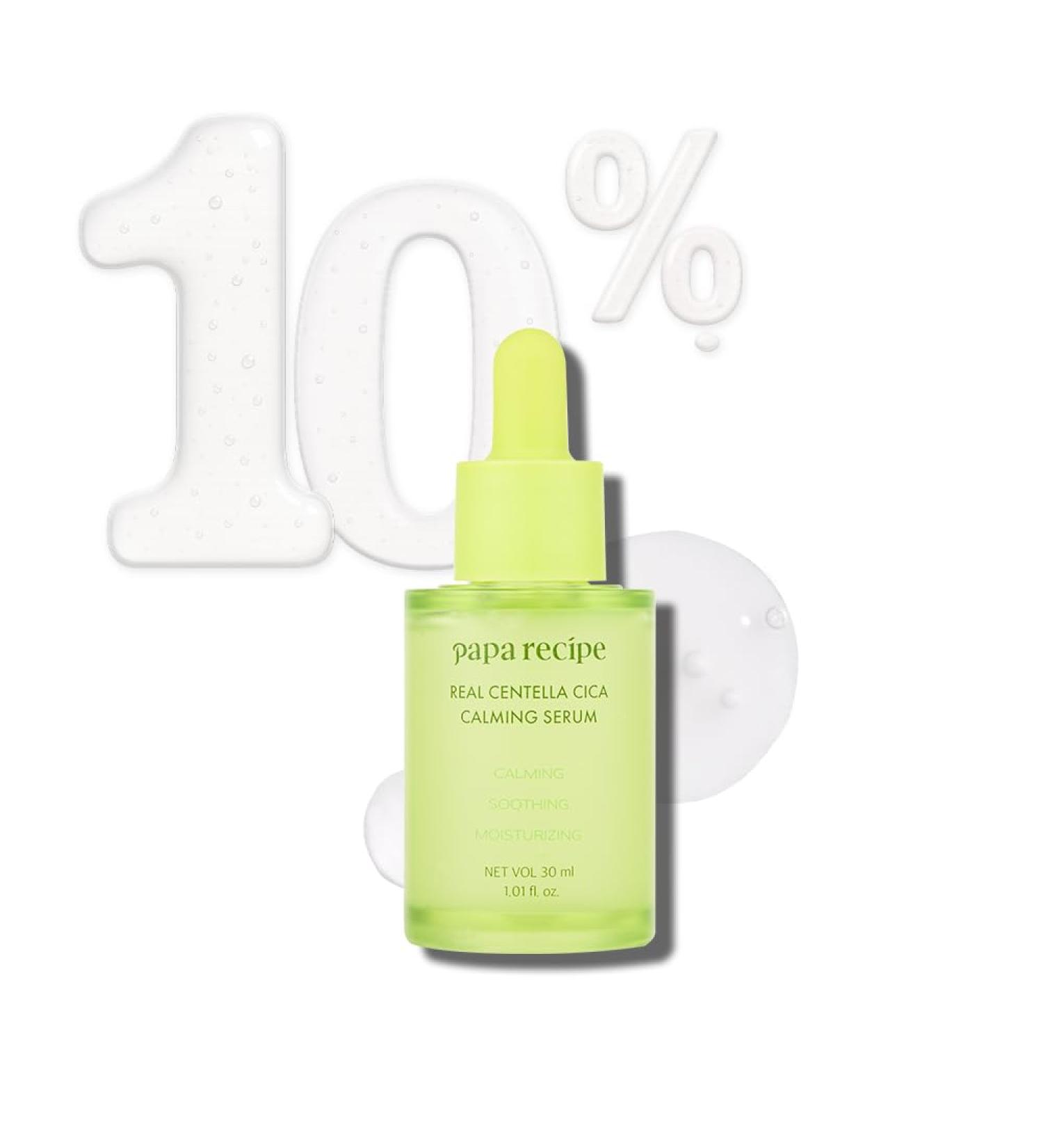 Papa Recipe Real Centella Cica Calming Serum 30ml 1.01 Fl Oz - Intensive Calming Care Centella + Panthenol Formula Lightweight Hydration Redness Relief Serum Korean Skincare - Buy Online on GoSupps.com