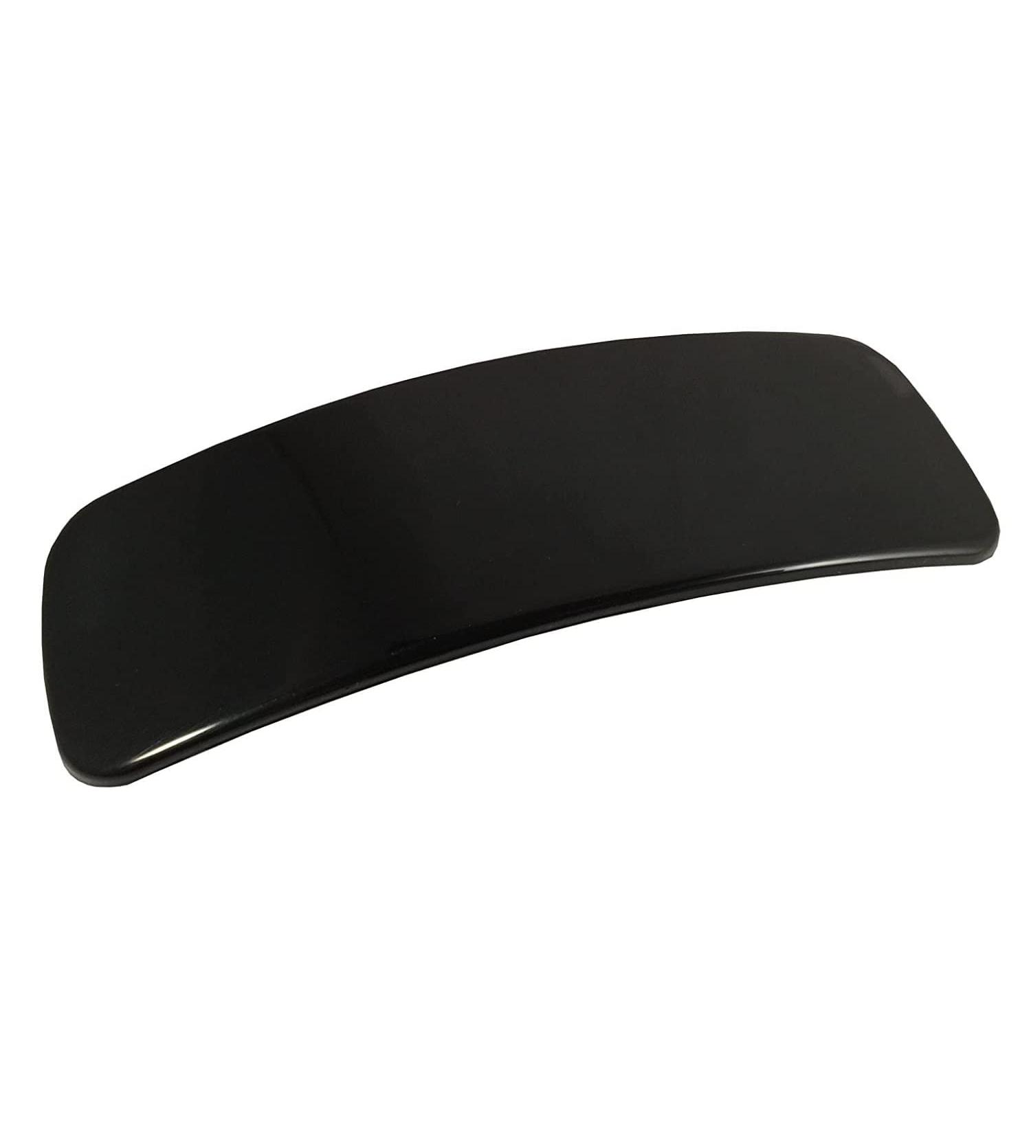 Parcelona French Extra Large Wide Black Celluloid Hair Barrette Clip - No Slip Grip, Women's Hair Accessories - Made in France - Buy Online on GoSupps.com