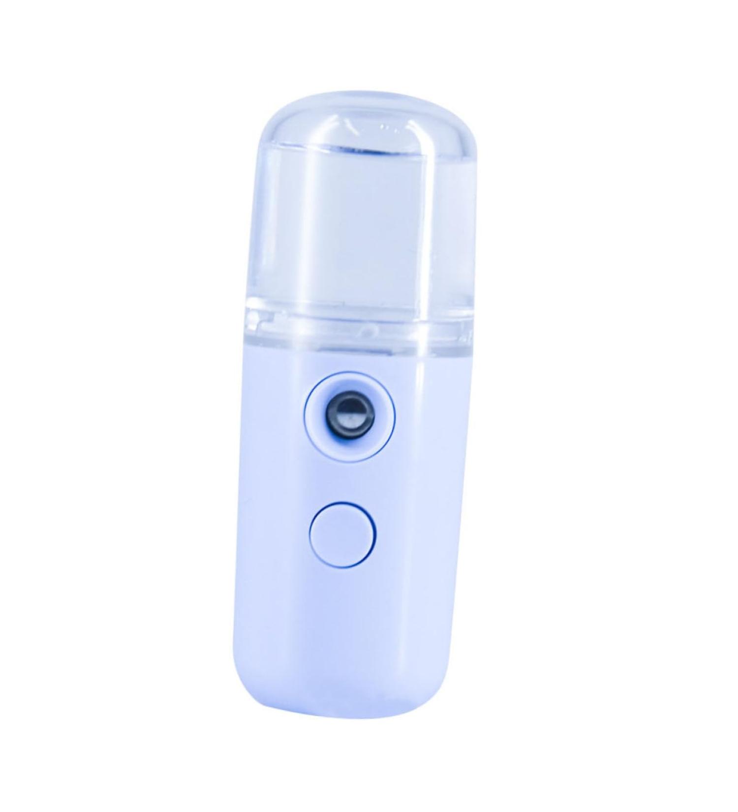 BIUDECO 1pc Portable Humidifier Face Mister Sprayer Cool Facial Mister Hydrating Instrument Miss Plastic Usb 14.5X4CM Blue - Buy Online on GoSupps.com