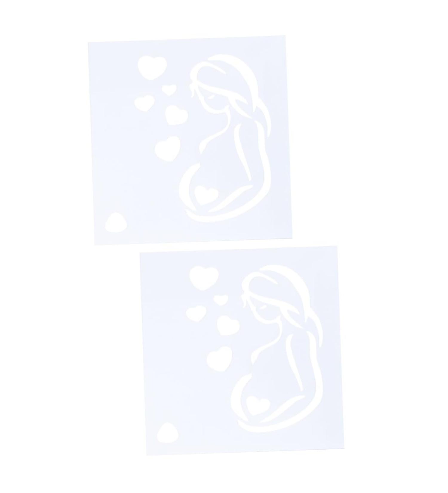 10 Pcs Cake Template Stencil Cake Decorations Wedding Decoration Cookie Mold Clothespin Ornament Fondant Molds Cake Stencils Birthday Cakesicles Fudge Pregnant Woman Dessert As Shownx2pcs 5pcsx2pcs - Buy Online on GoSupps.com