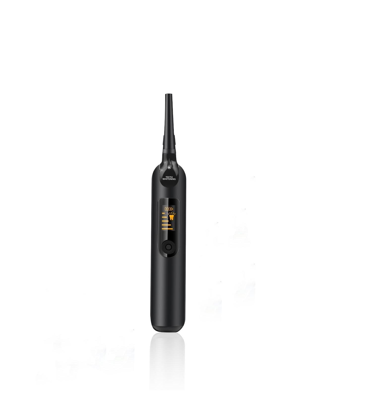 ZEYXINH Teeth-Cleaner Kit Rechargeable - Waterproof Plaque Remover for Teeth Remove Teeth Stain tarter Plaque Calculus 5 Modes 3 Nozzles for Home&Travel Black