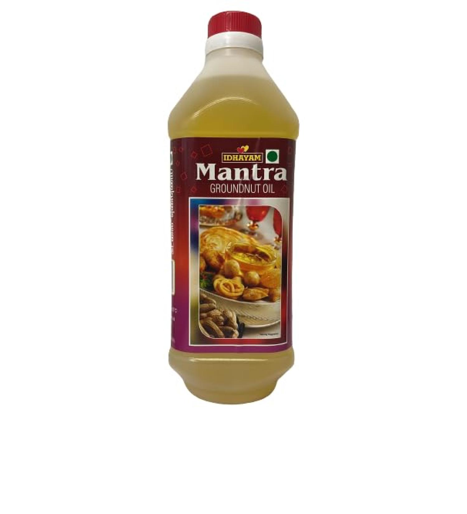 Idhayam Mantra Groundnut Oil 2L (1L X pack of 2)