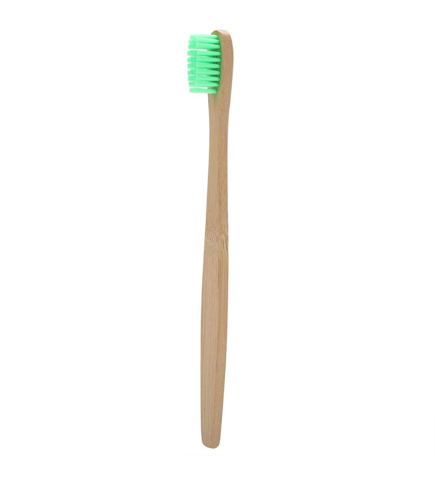 Soft Nylon Toothbrush - Eco-Friendly Recyclable Oral Care | 6 Colors Available - Buy Online on GoSupps.com