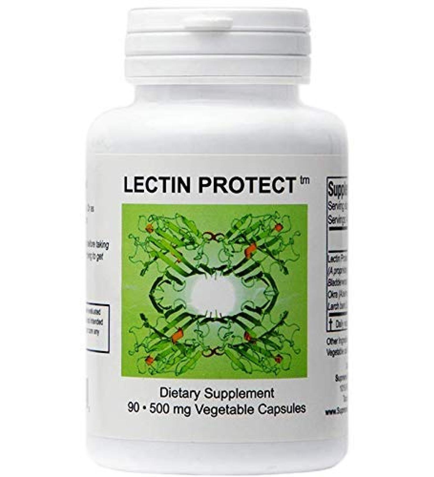 Supreme Nutrition Lectin Protect 90 Herbal Vegetarian Capsules - Pure Herbal Combination - Buy Online on GoSupps.com