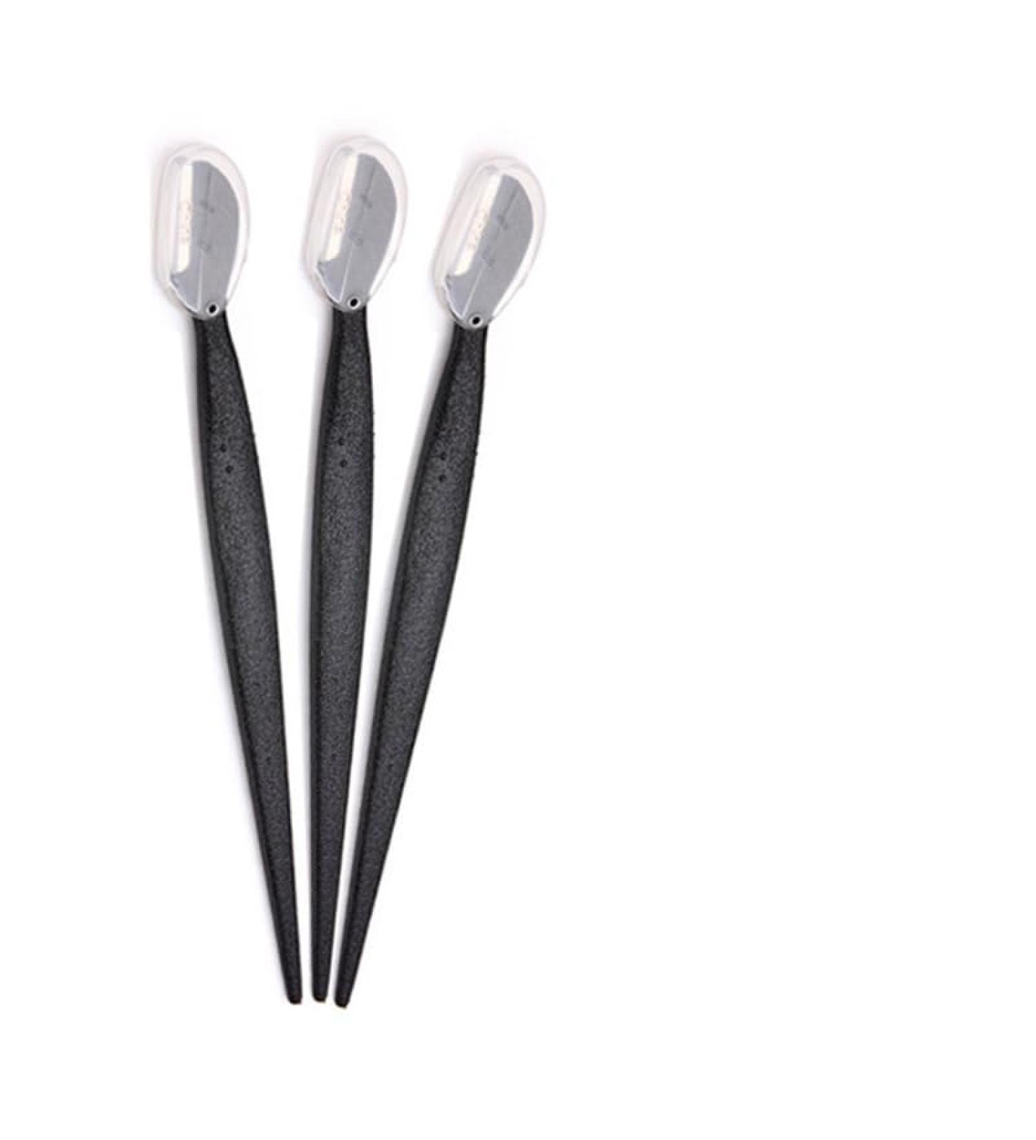 3-Piece Eyebrow Trimmer Set - Portable Face Razors & Hair Remover Tools for Perfect Brows | International Shipping Available - Buy Online on GoSupps.com