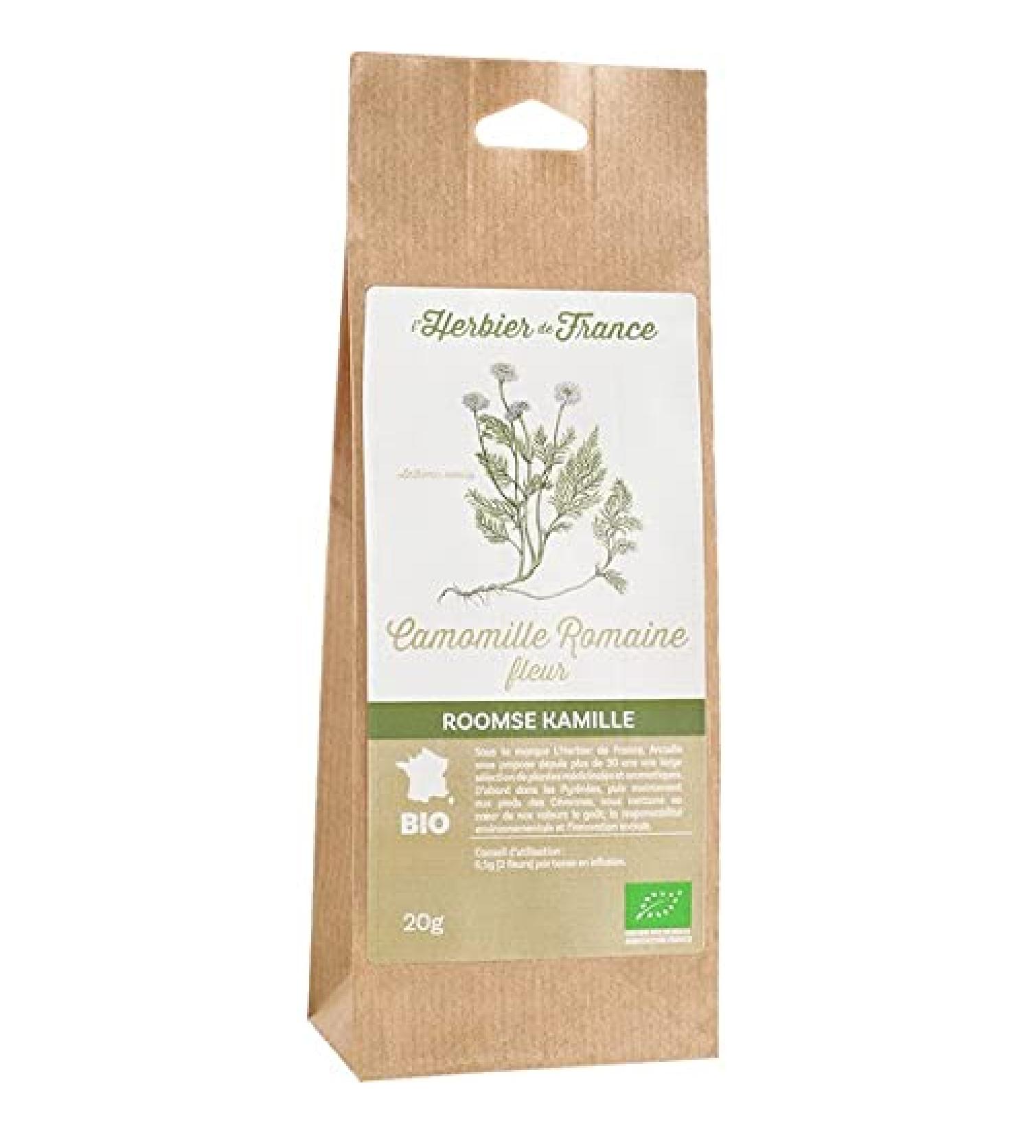 L'Herbier De France Roman Chamomile Flowers 20 g Unit - Buy Online on GoSupps.com