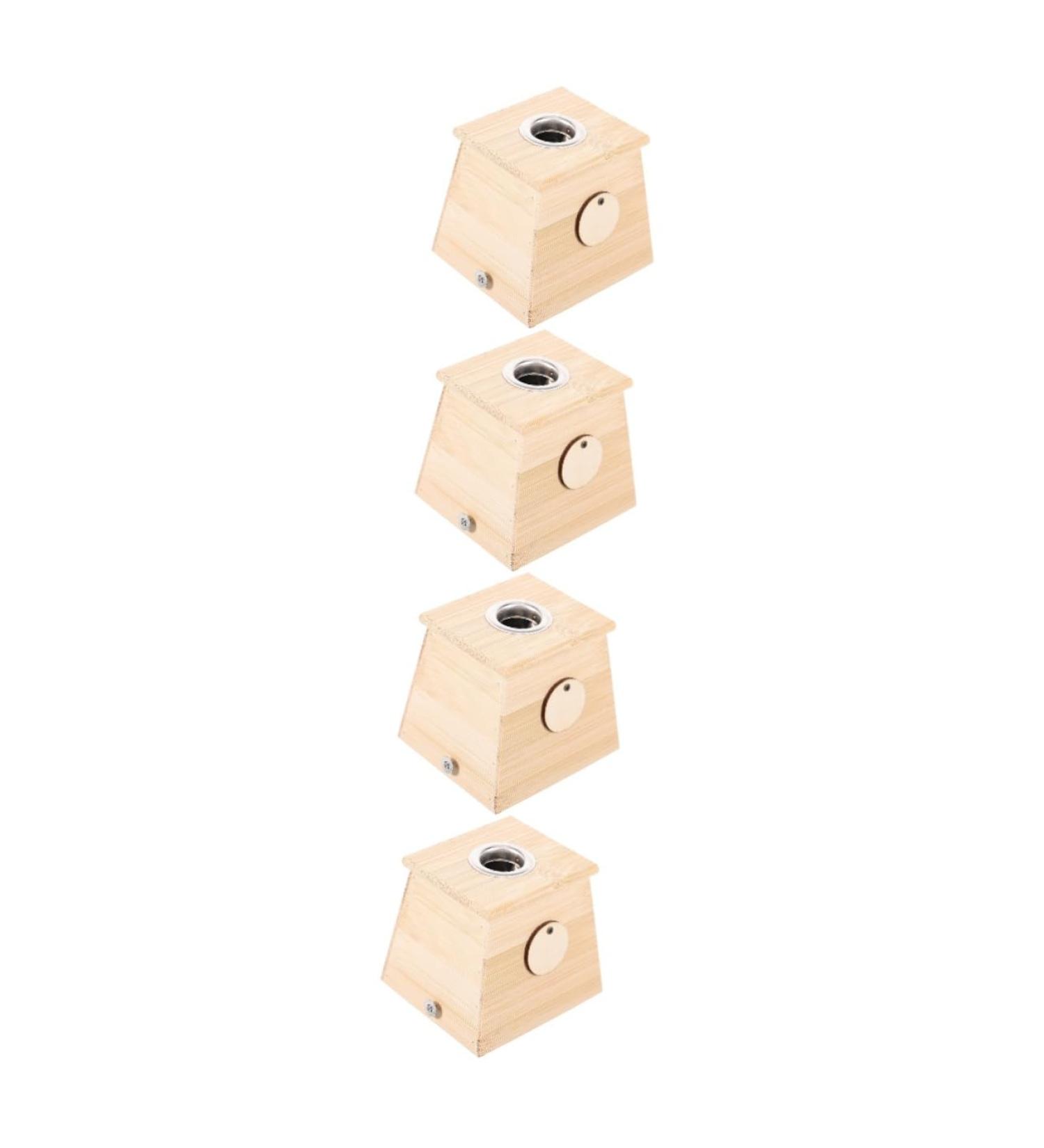 Beavorty 4-Piece Moxibustion Box Set - Wooden Moxa Furnace Holder & Metal Burner for Effective Body Moxibustion - Worldwide Shipping - Buy Online on GoSupps.com
