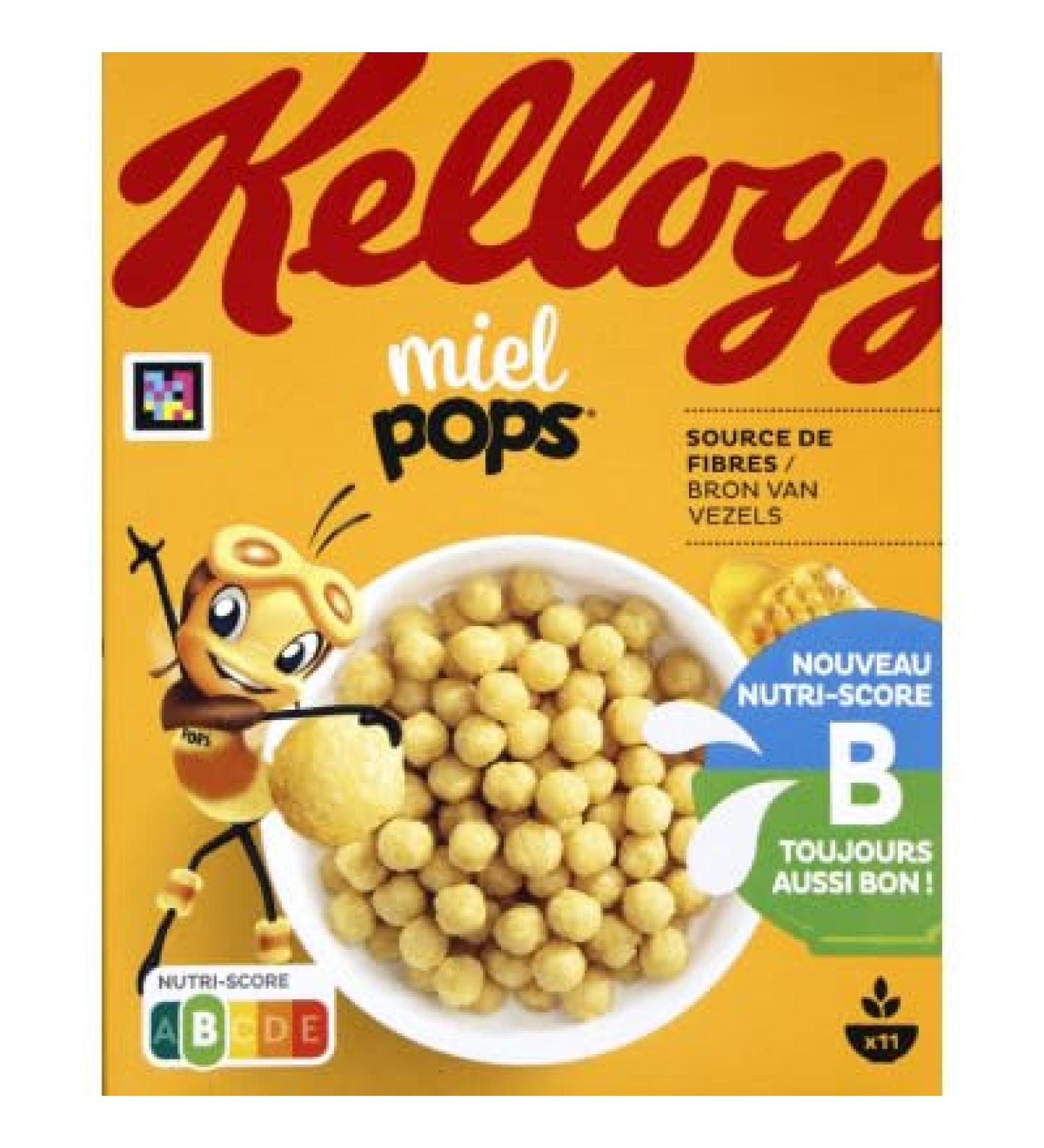 Kellogg's cereal honey pops 330g