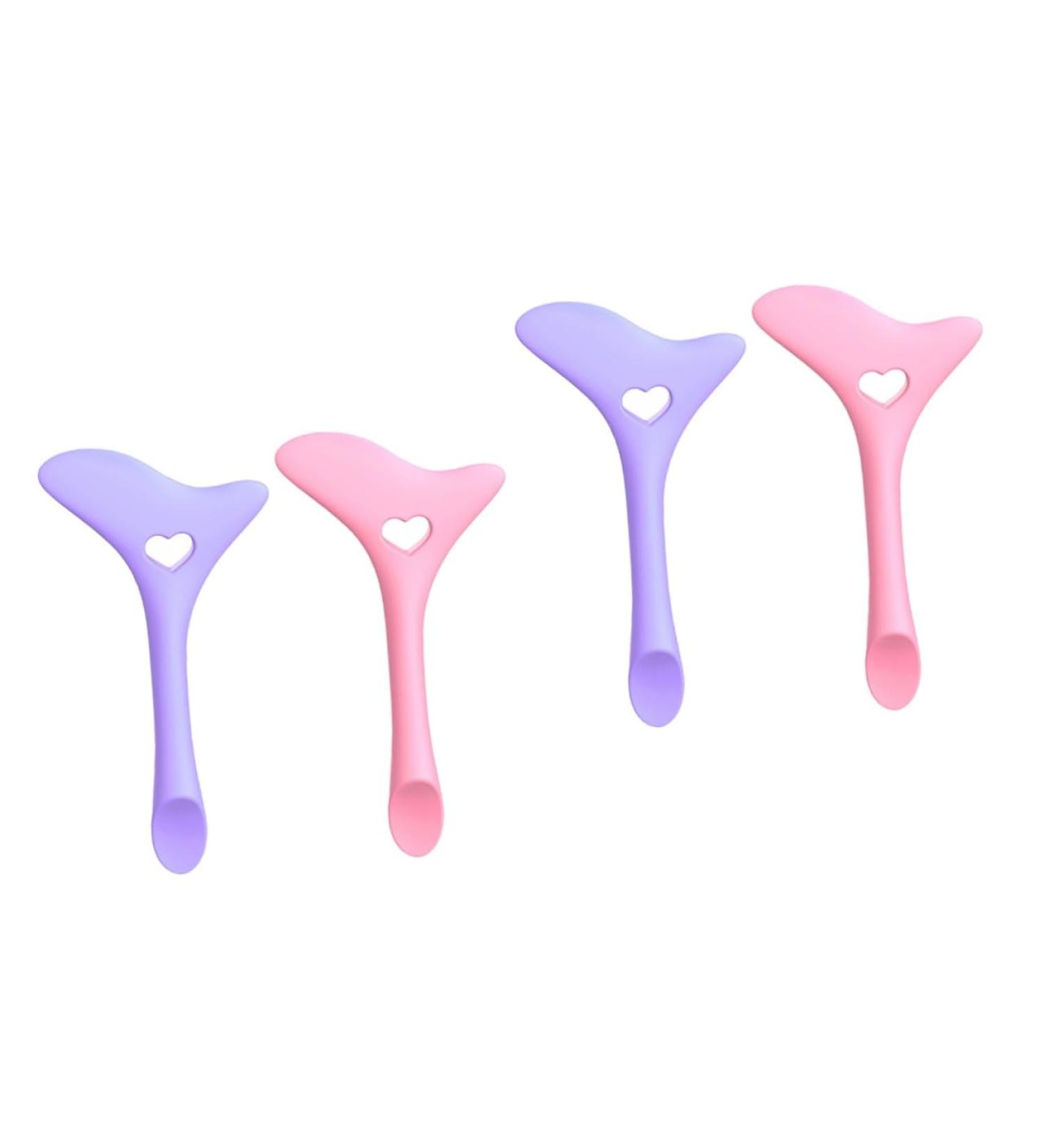 POPETPOP 4 Pcs Eyeliner Silicone Makeup Applicator Eyebrow Pencil Stencil Girls Makeup Tools Miss Shield Eyes mediumx2pcs Assorted Colorx2pcs - Buy Online on GoSupps.com