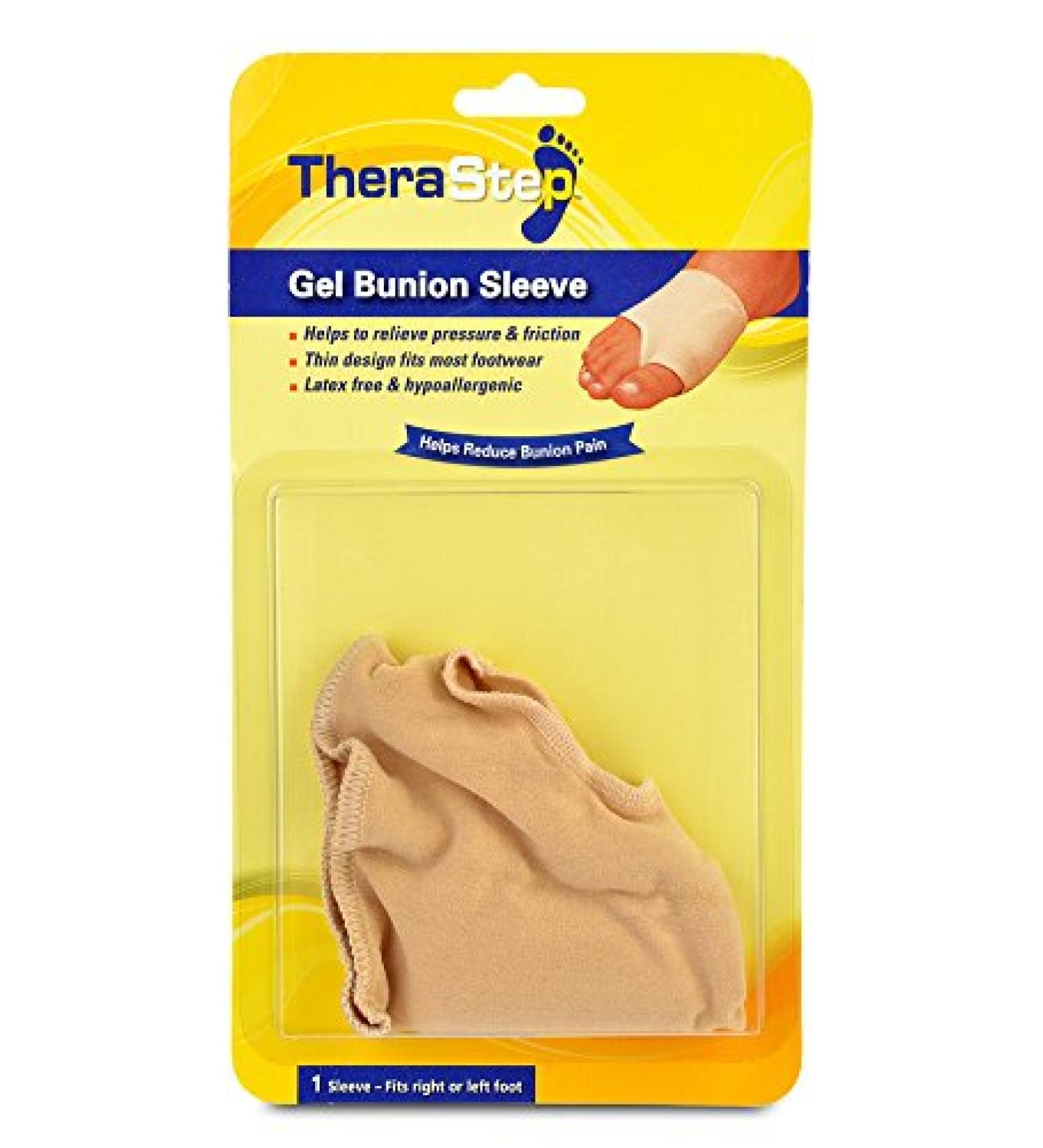 Silipos TheraStep 7013 Gel Bunion Sleeve 1 Sleeve - Latex Free Hypoallergenic Foot Sleeve. Foot Care Products