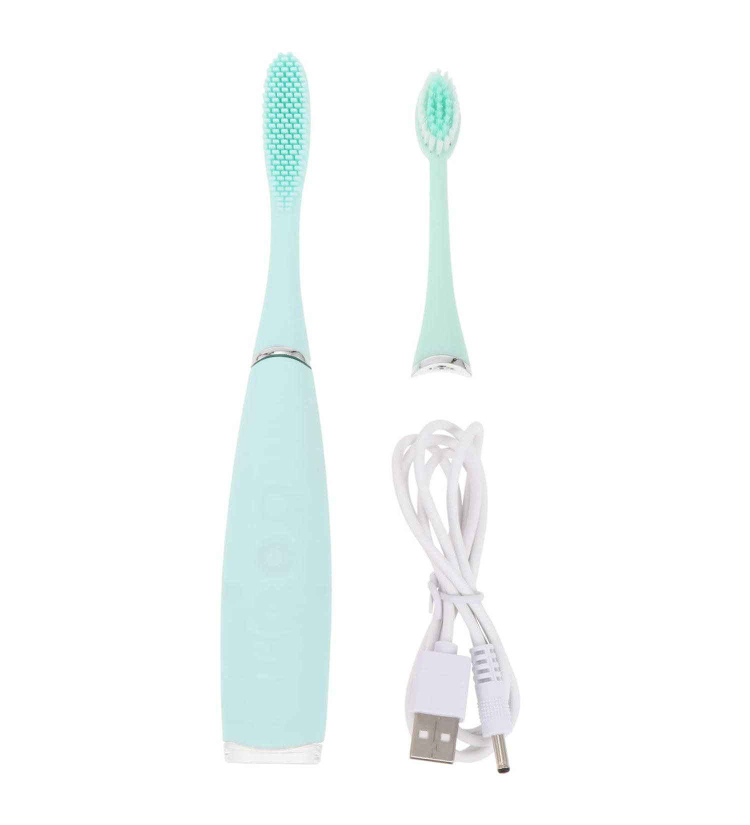 KALLORY Electric Toothbrush for Adults - Cordless Dentist-Approved Oral Care Kit - Electronic Tooth Cleaning Device - Green - 1 Count - Buy Online on GoSupps.com