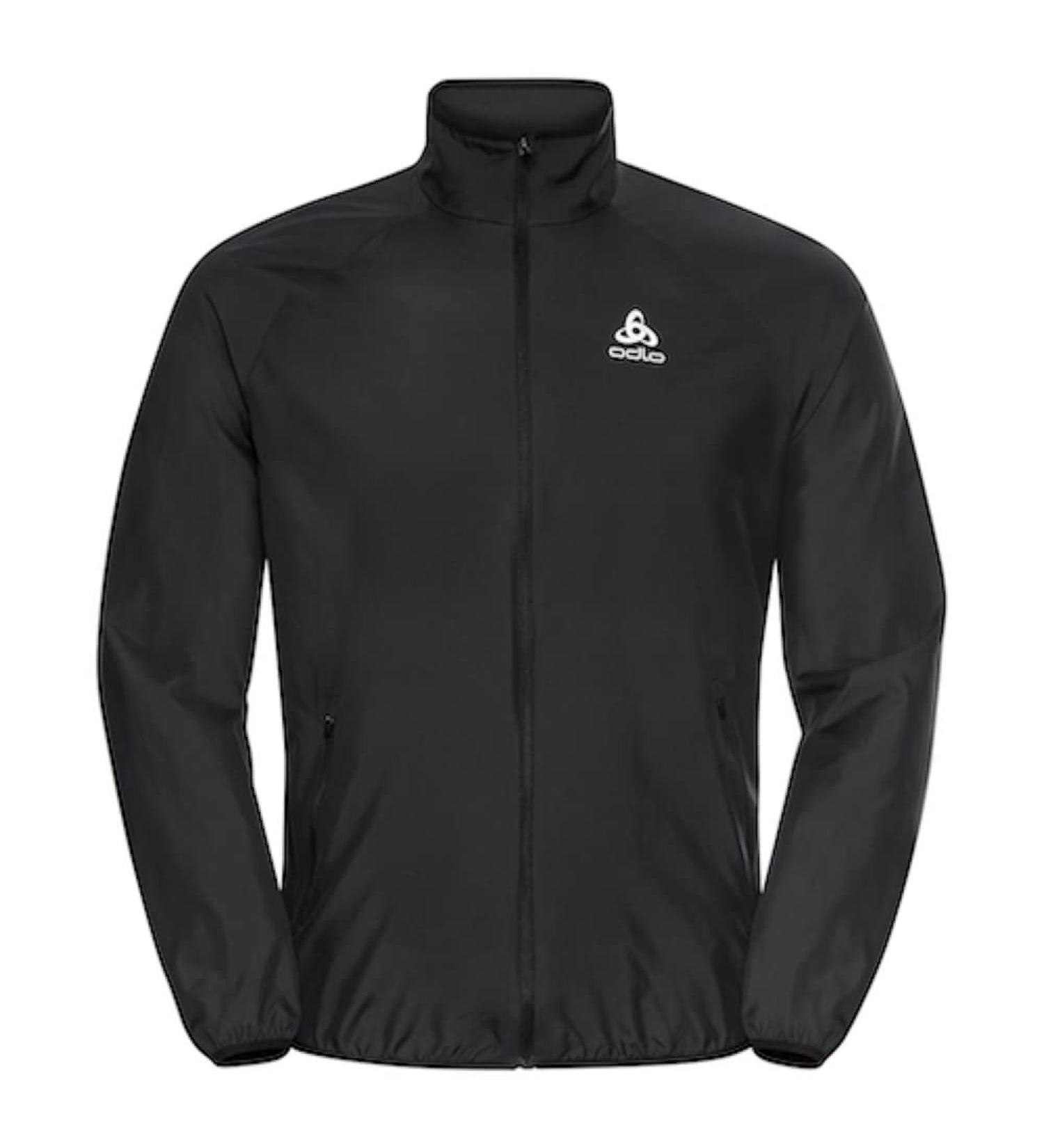 Buy Odlo Men's Essentials 313862 Running Jacket - Lightweight Black Running Gear for Peak Performance - Buy Online on GoSupps.com