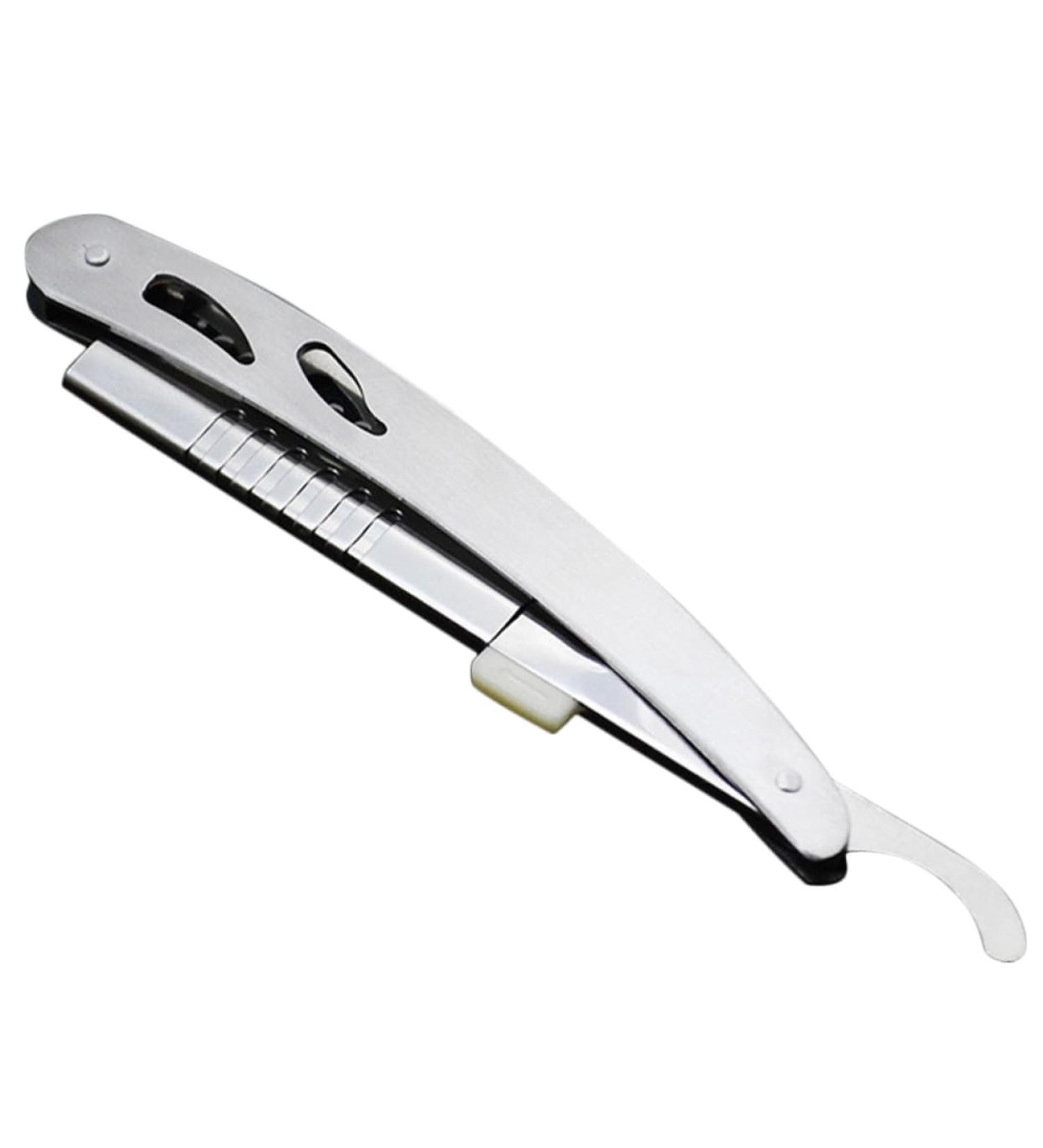 Housoutil Stainless Steel Razor Holder - Premium Hairdresser Supply for Straight Blade & Folding Razors - Buy Online on GoSupps.com