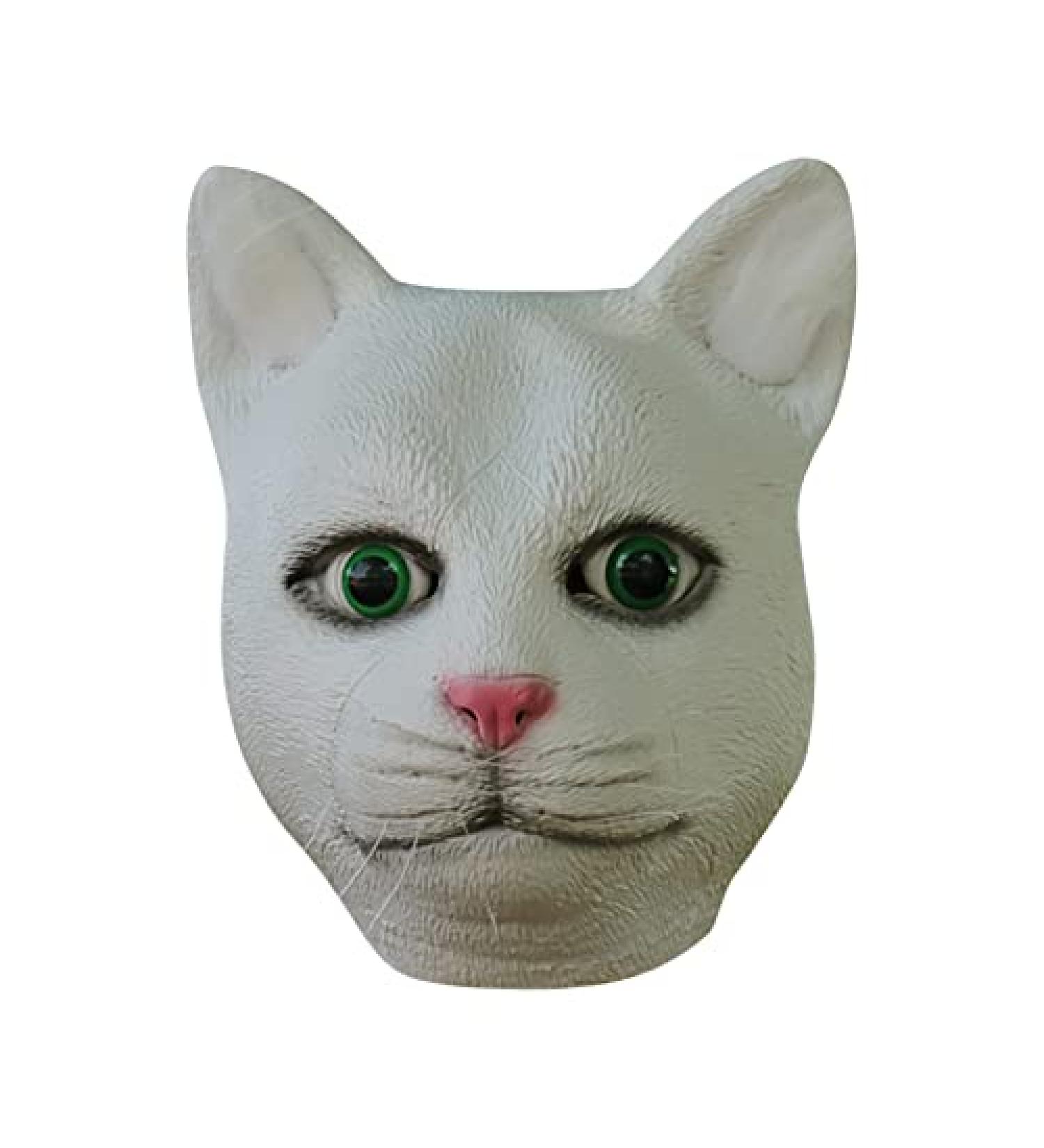 Yanyueshop Cat Head Cover - Meow Star Party Favors for Dance Performances | White Unity Size - Buy Online on GoSupps.com