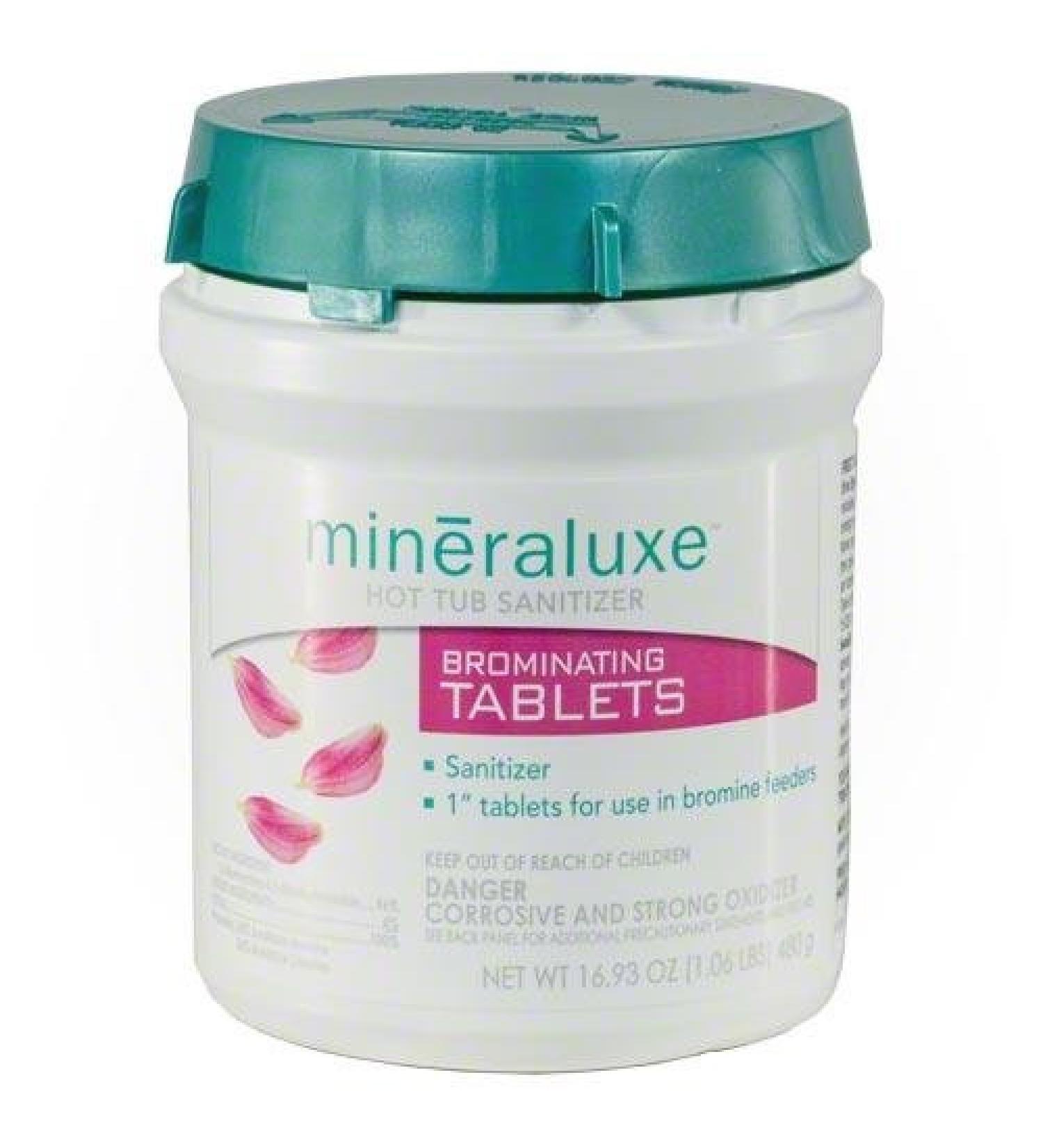 Bromine Tablets by Dazzle Mineraluxe (480 gram) (SKU DML09525) 1" Tablet