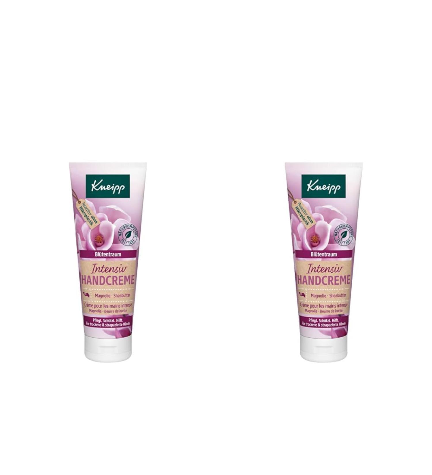 Kneipp Intensive Hand Cream - Extra Rich Shea Butter & Magnolia - 75ml (Pack of 2) | Shop Now for International Shipping - Buy Online on GoSupps.com