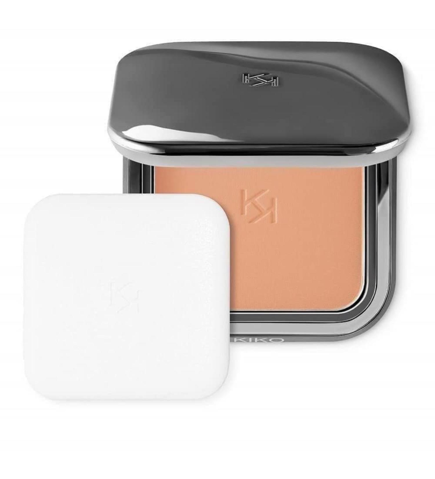 KIKO Milano Matte Fusion Pressed Powder 10 | Pressed powder with a natural matte finish 10 Medium Beige