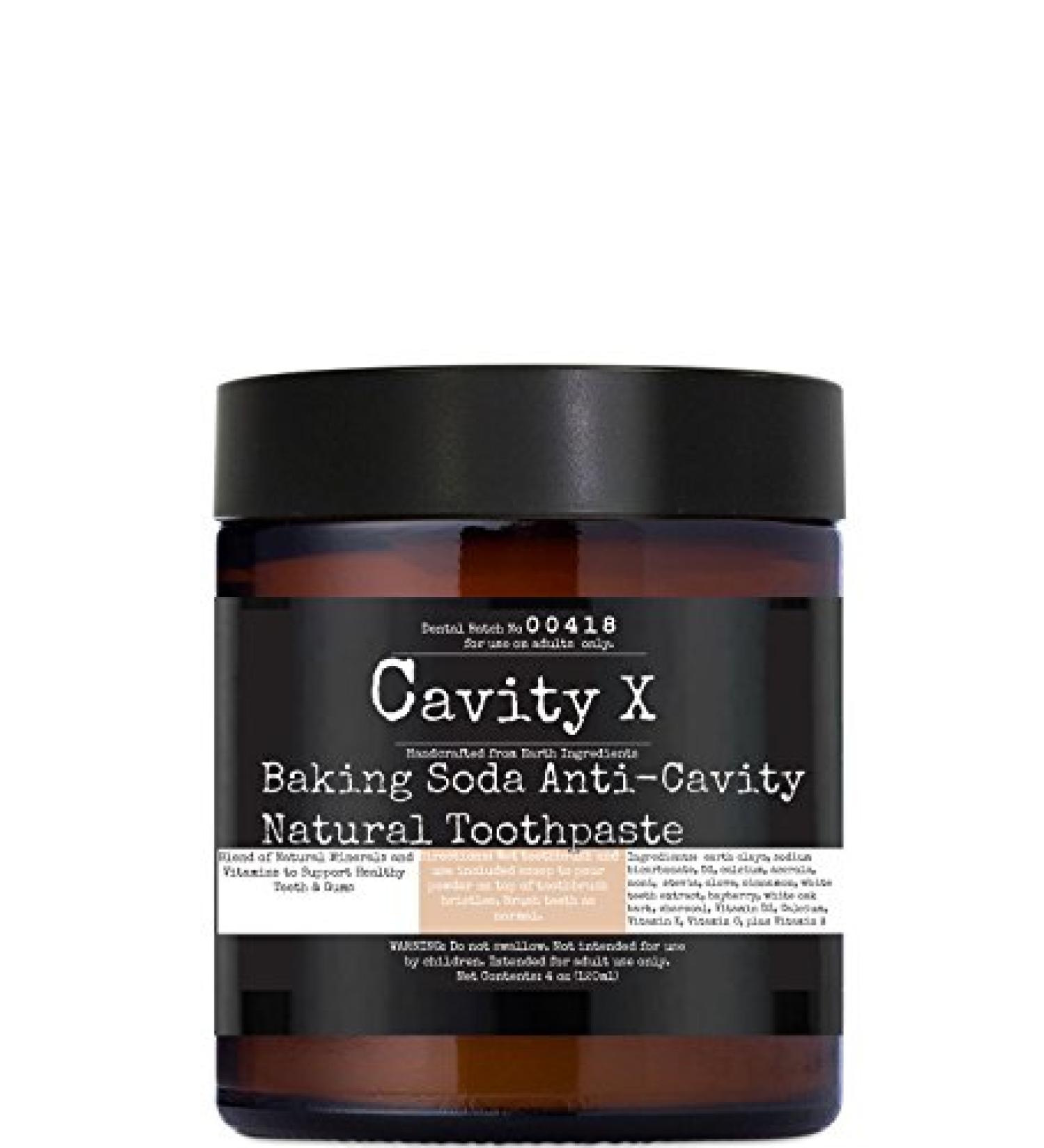Cavity-X Baking Soda Natural Toothpaste Powder
